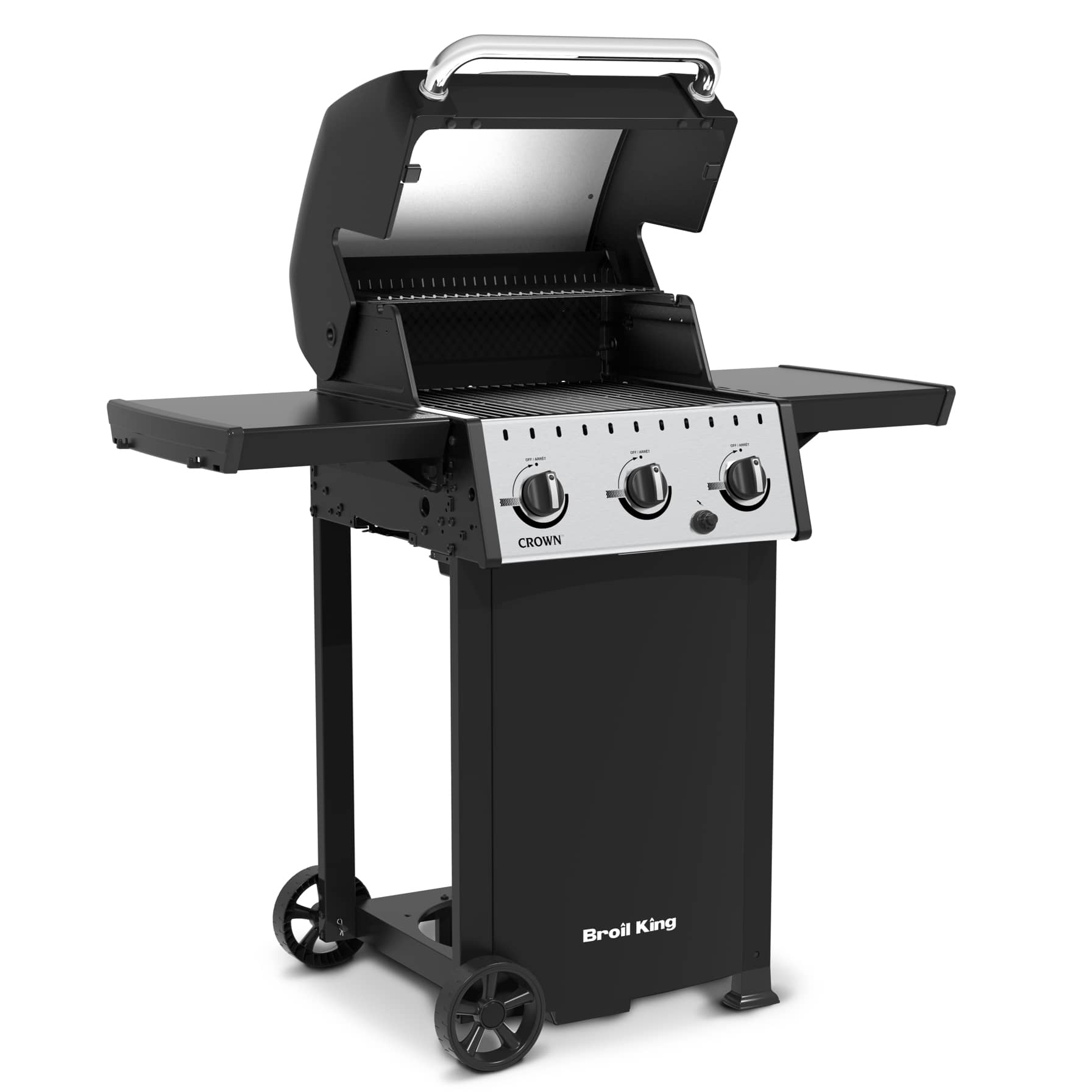 Broil King Crown Cart Classic 310 3-Burner Gas Grill W/Warming Rack