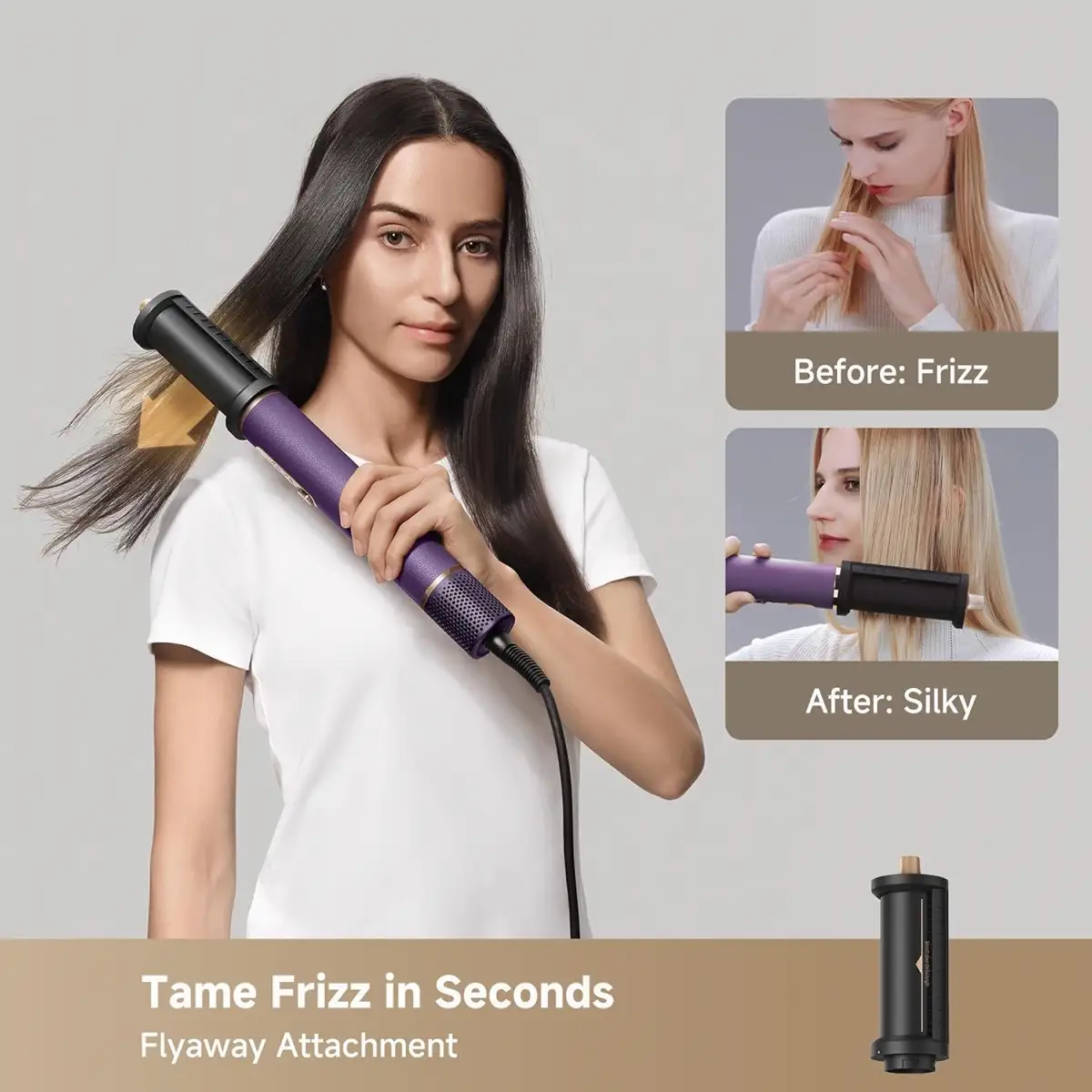 Dreame Airstyle Pro 7-in-1 Hair Dryer, AMF18A-PRPL (Purple, 1300 W)