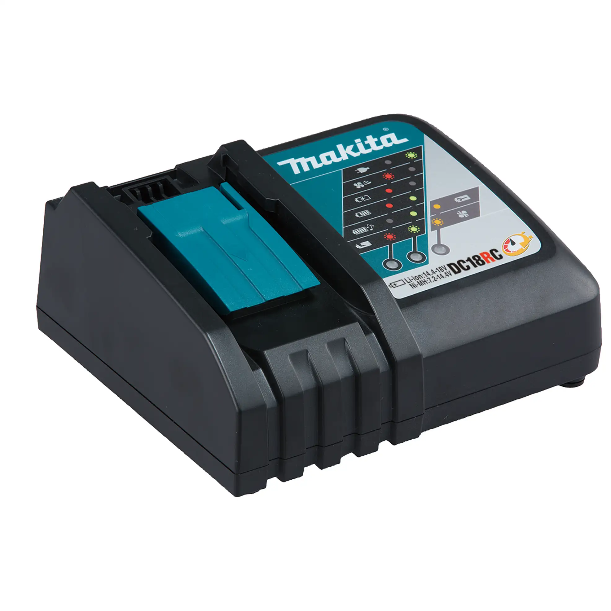 Makita Cordless Hammer Drill Driver, DHP484RTJ-PR (18 V) + Drill Bit Set (17 Pc.)