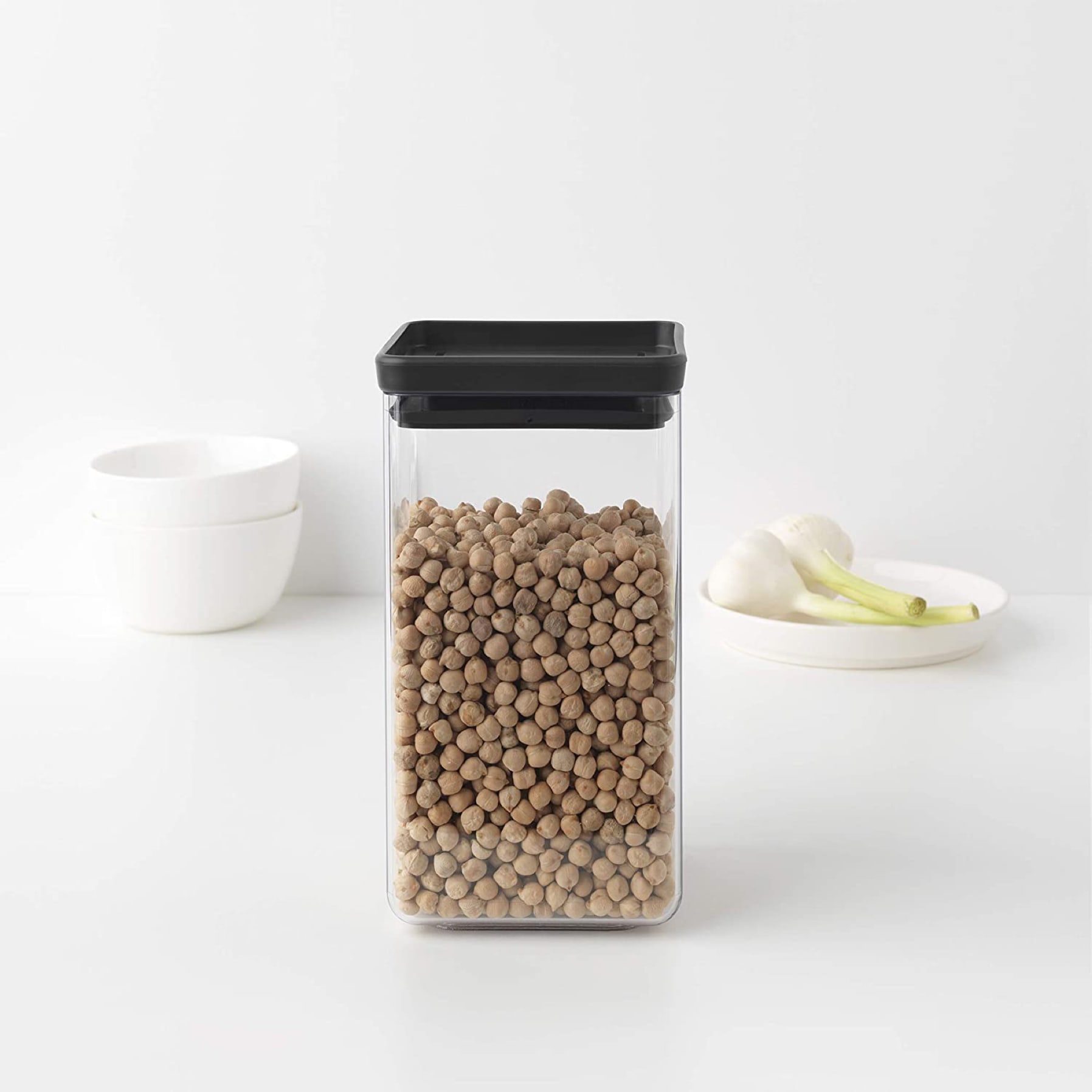 Brabantia Tasty+ Square Storage Canister W/Lid (1.6 L)