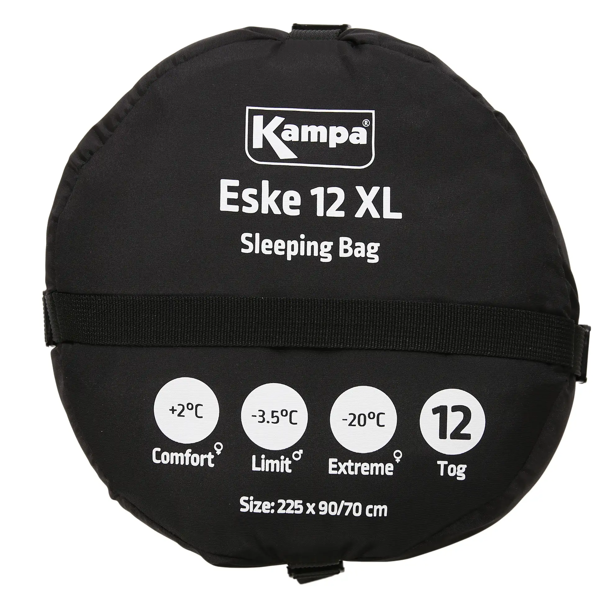 Dometic Kampa Eske 12-TOG XL Mummy Sleeping Bag (225 x 90 cm)