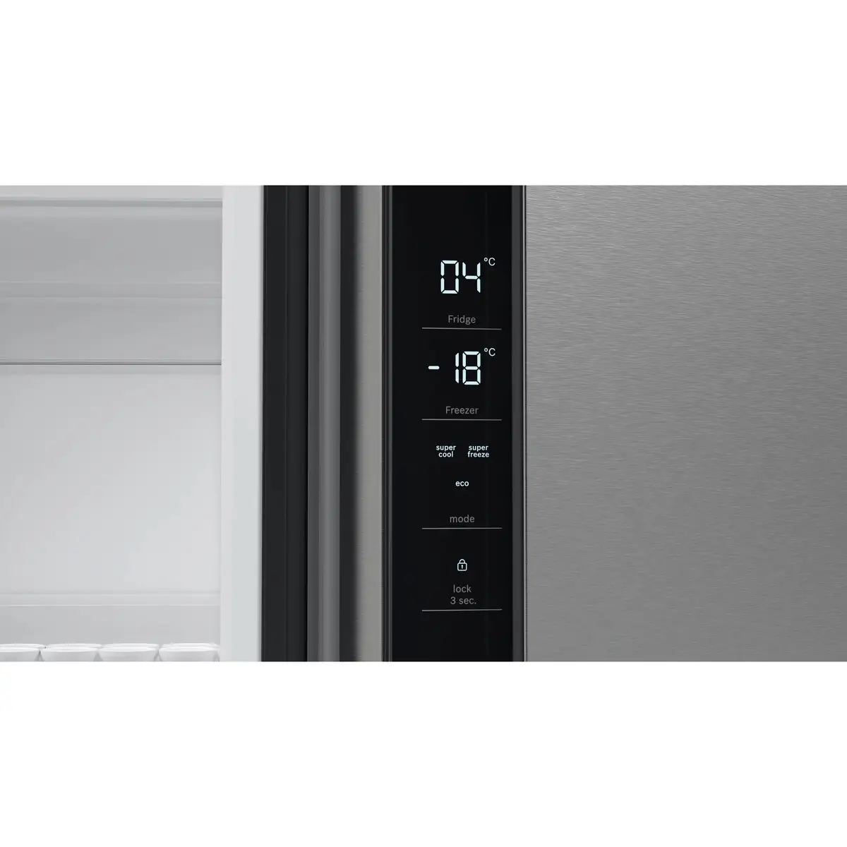 Bosch Series 4 French Door Fridge Freezer, KFN96VPE0M (646 L, Silver)