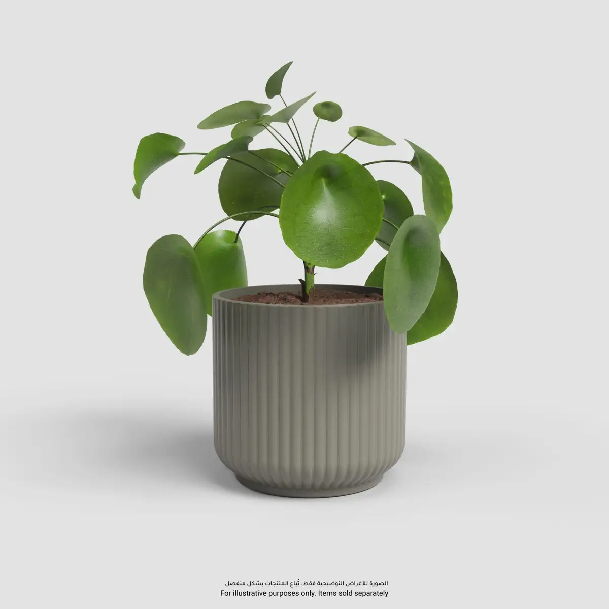 Artevasi Luna Plant Pot (Taupe, 15 cm)