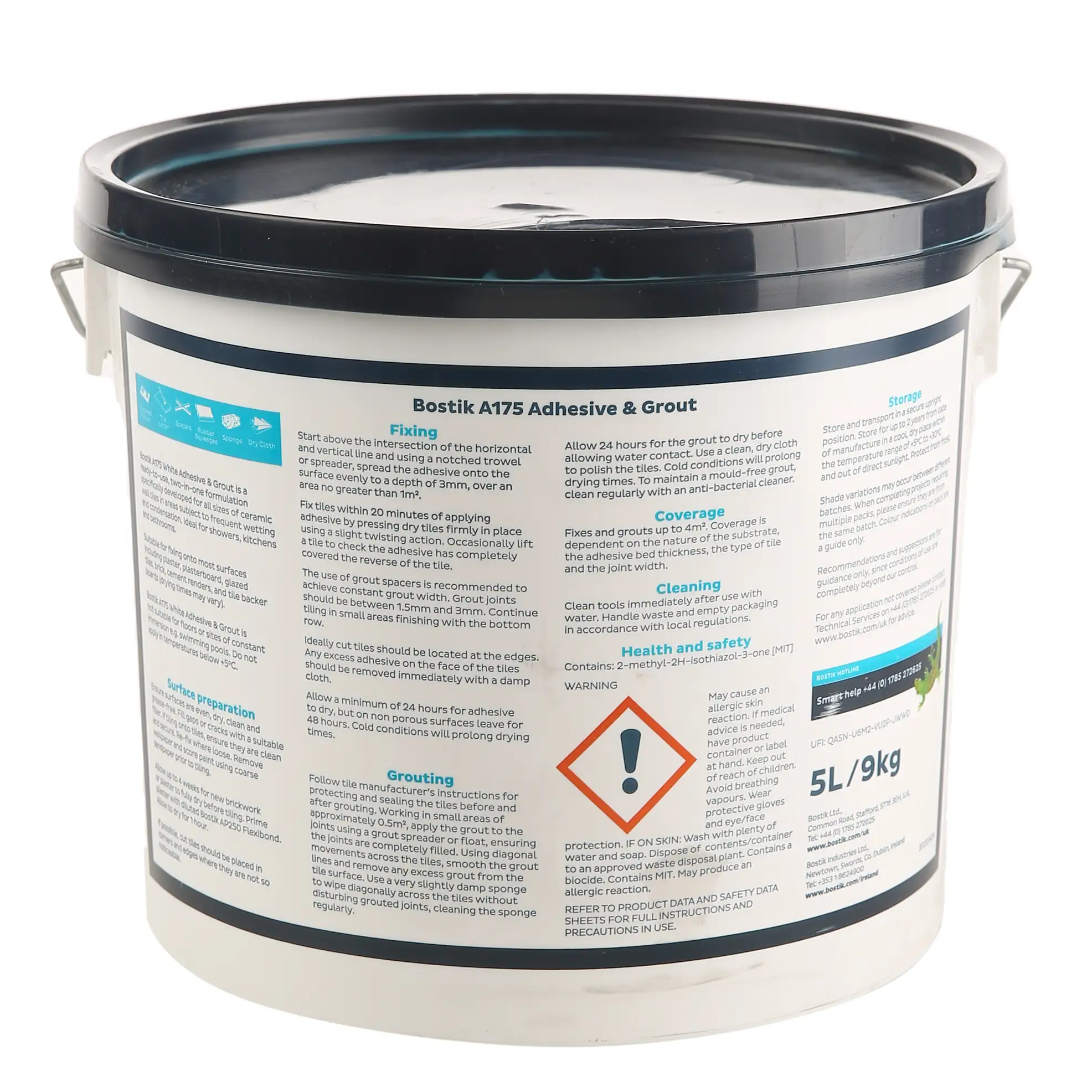 Bostik A175 Adhesive & Grout (5 L)
