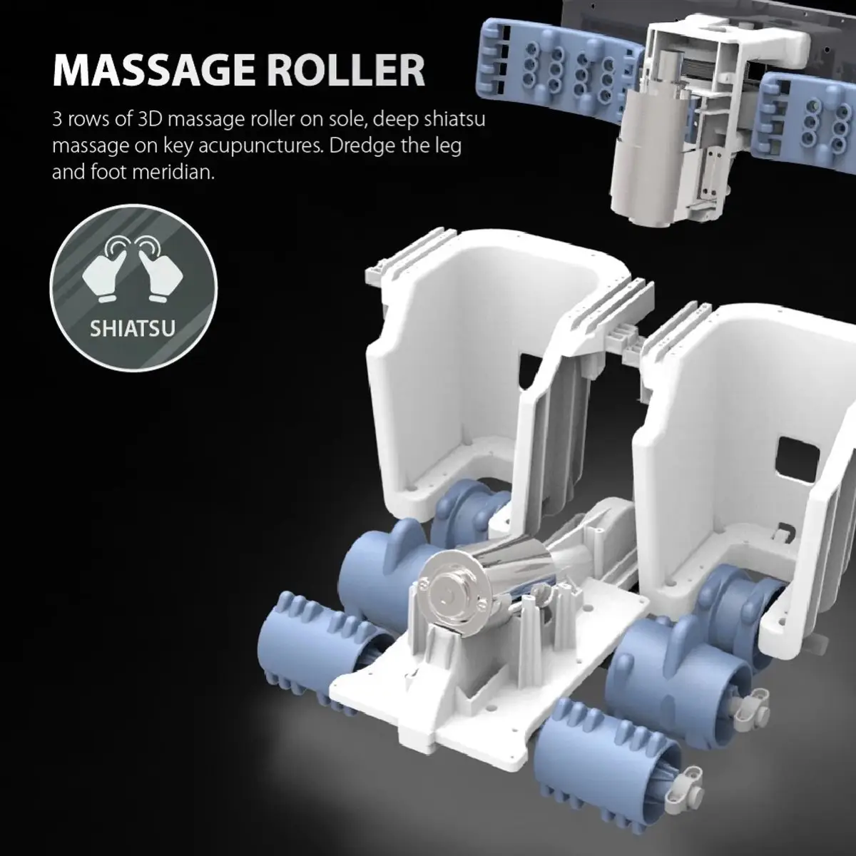 Zero D-Queen Spa Foot Massager (46 x 48 x 51 cm)