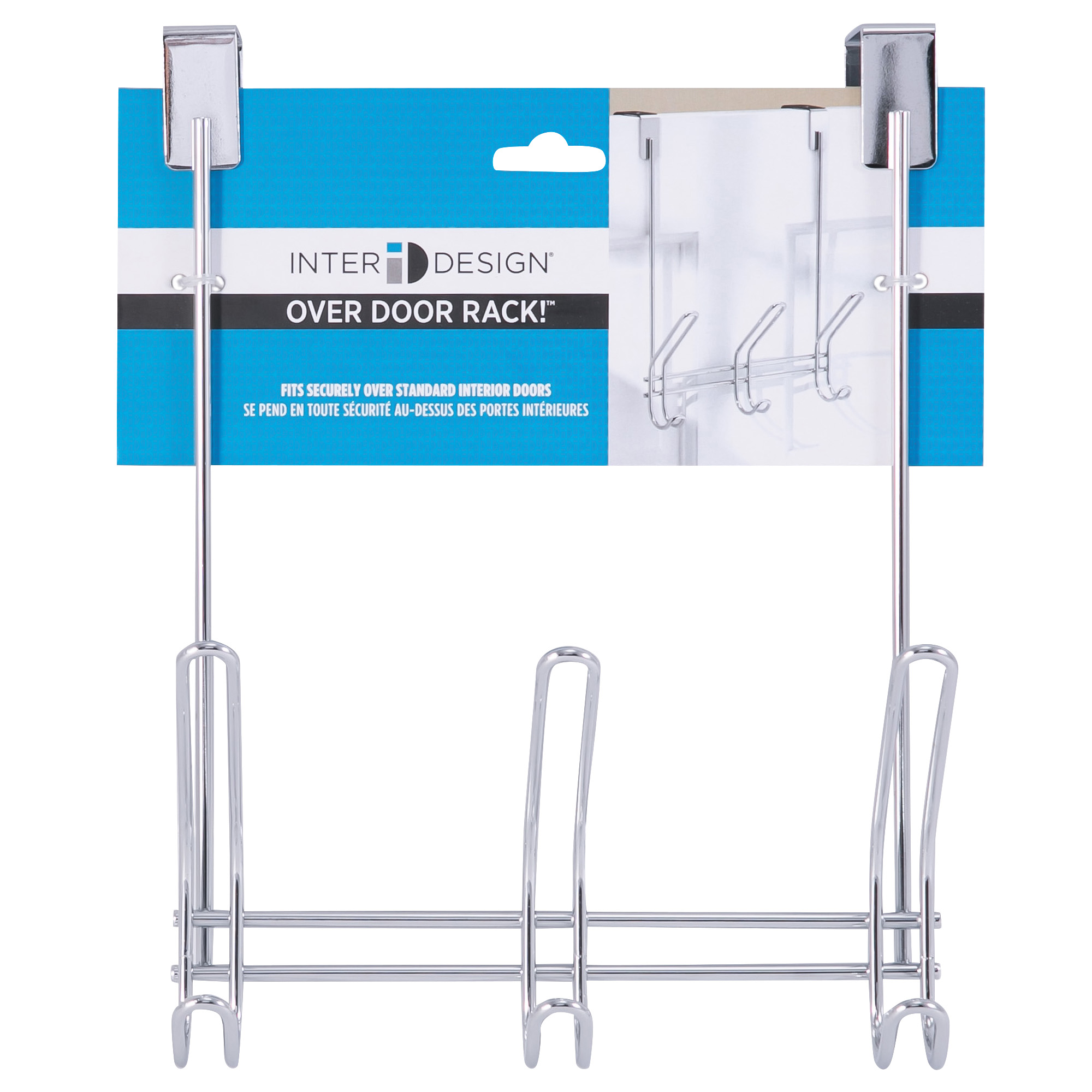 Interdesign Classico Over The Door 3 Hook Rack