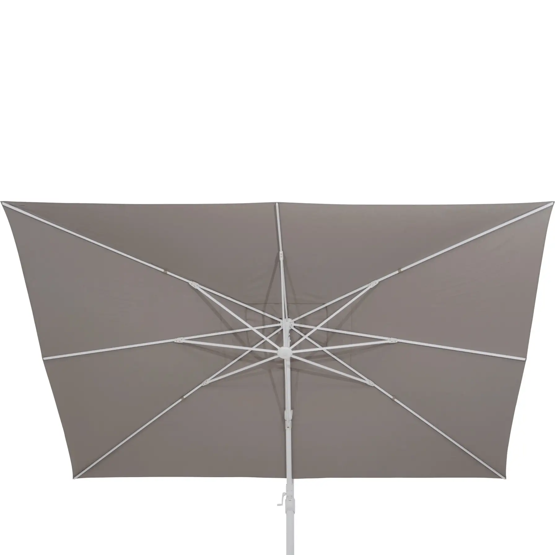 Hesperide Melhia Aluminum & Olefin Umbrella (400 x 300 x 272 ​​cm, Linen Beige)
