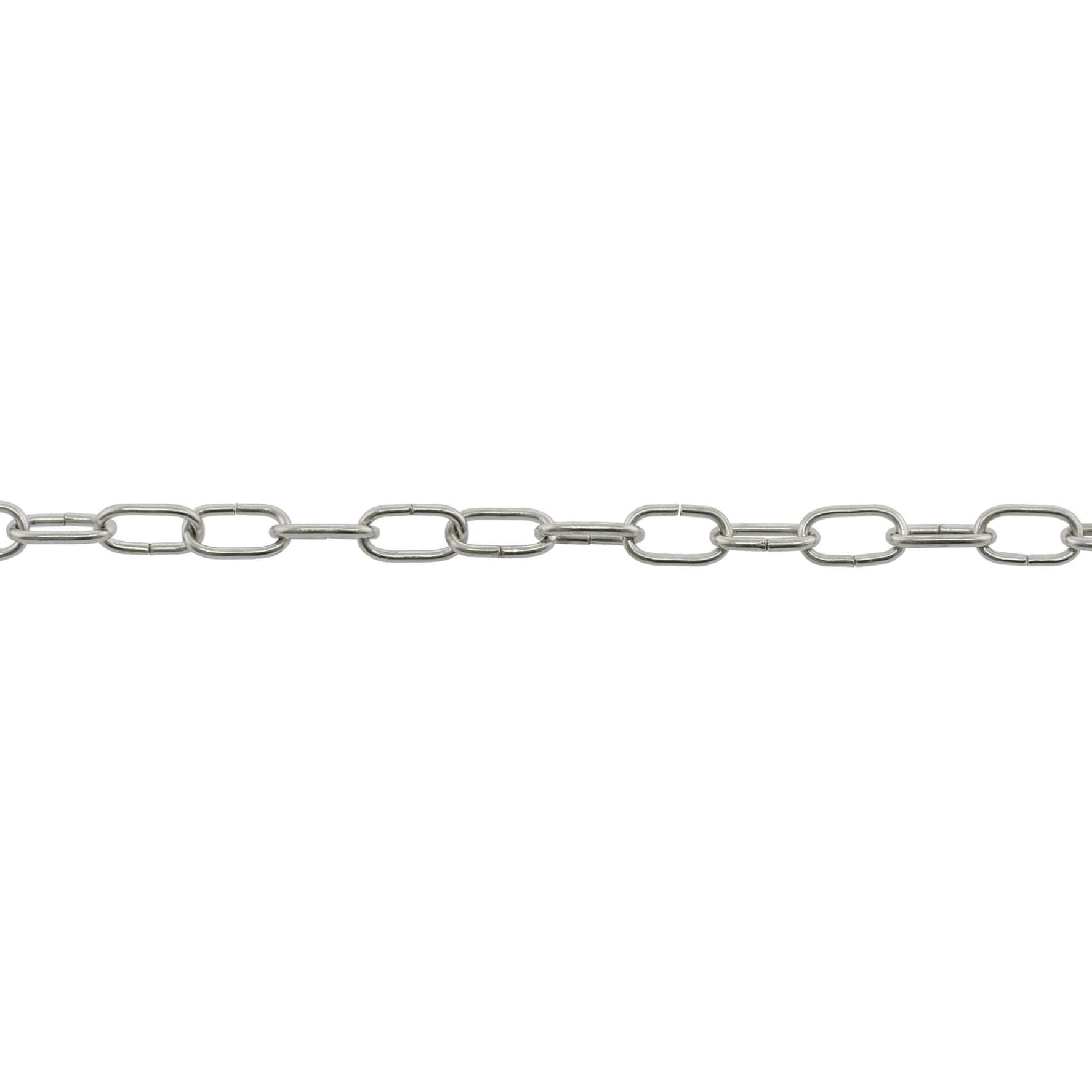Suki Nickel-Plated Steel Round Wire Chain Pack (2 mm, Sold Per Meter)