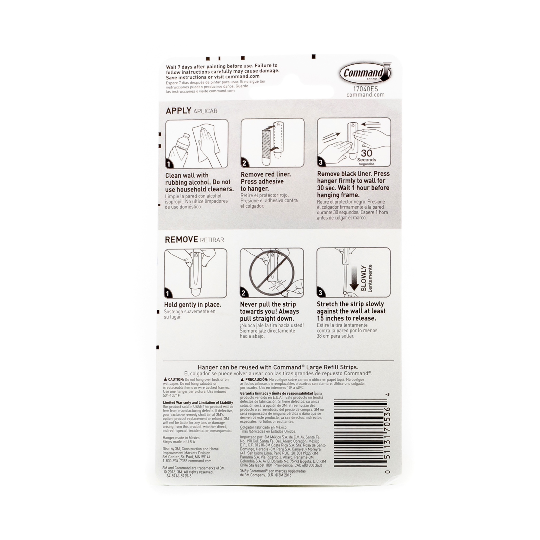 3M Command Sawtooth Picture Hanger Hook Set (3 pcs)