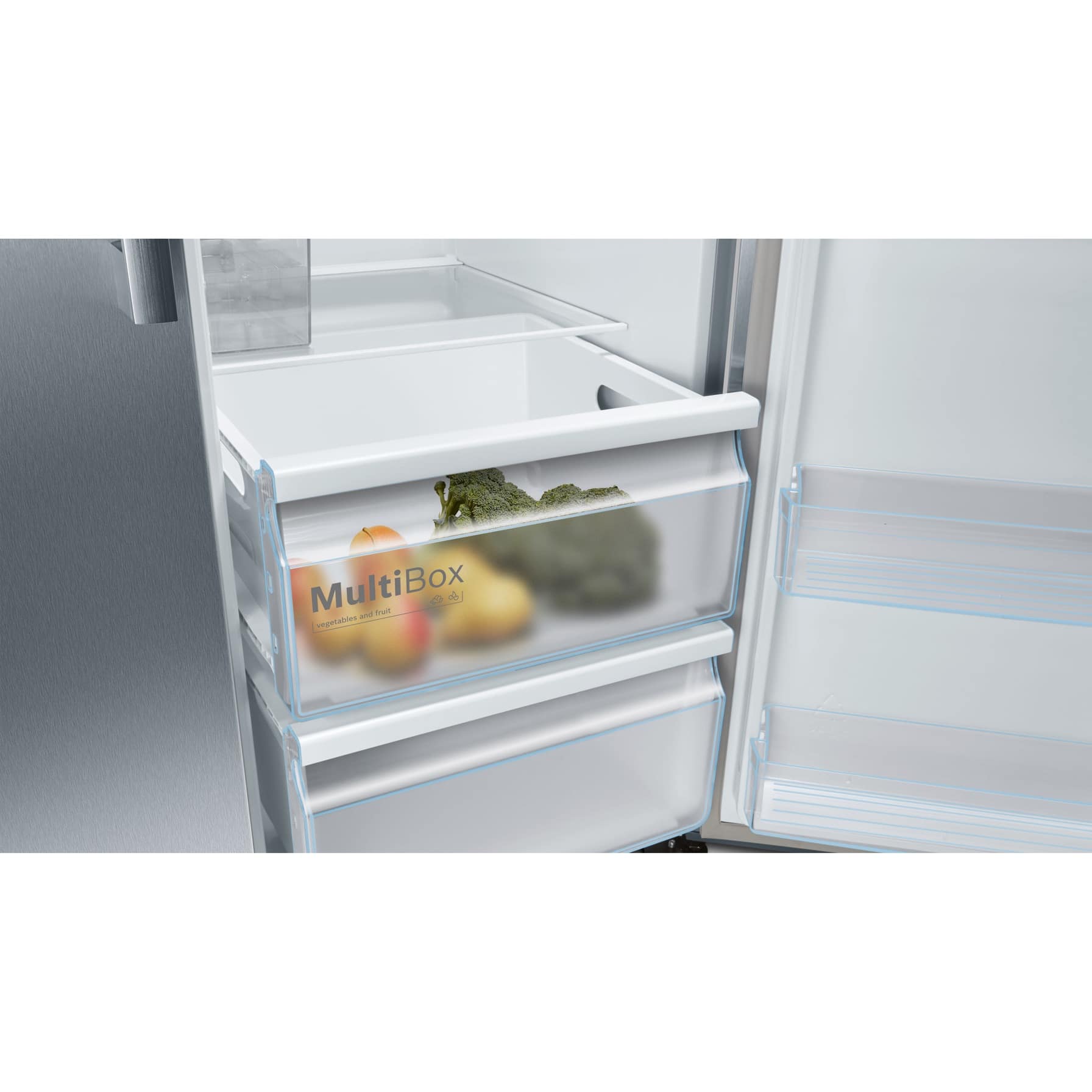 Bosch Freestanding Side By Side Refrigerator, KAI93VI30M (610 L) 