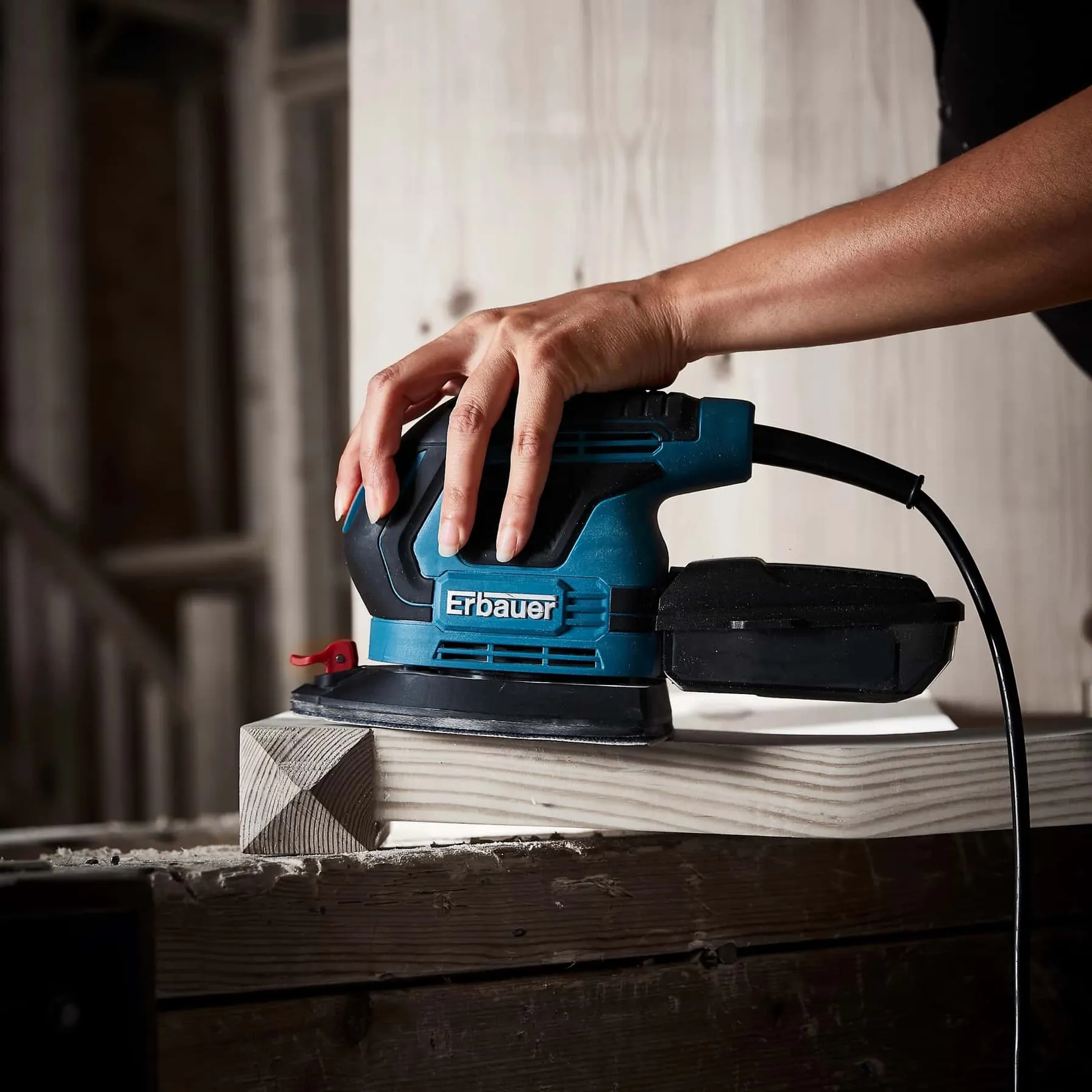 Erbauer Corded Detail Sander, EDLS160 (160 W)