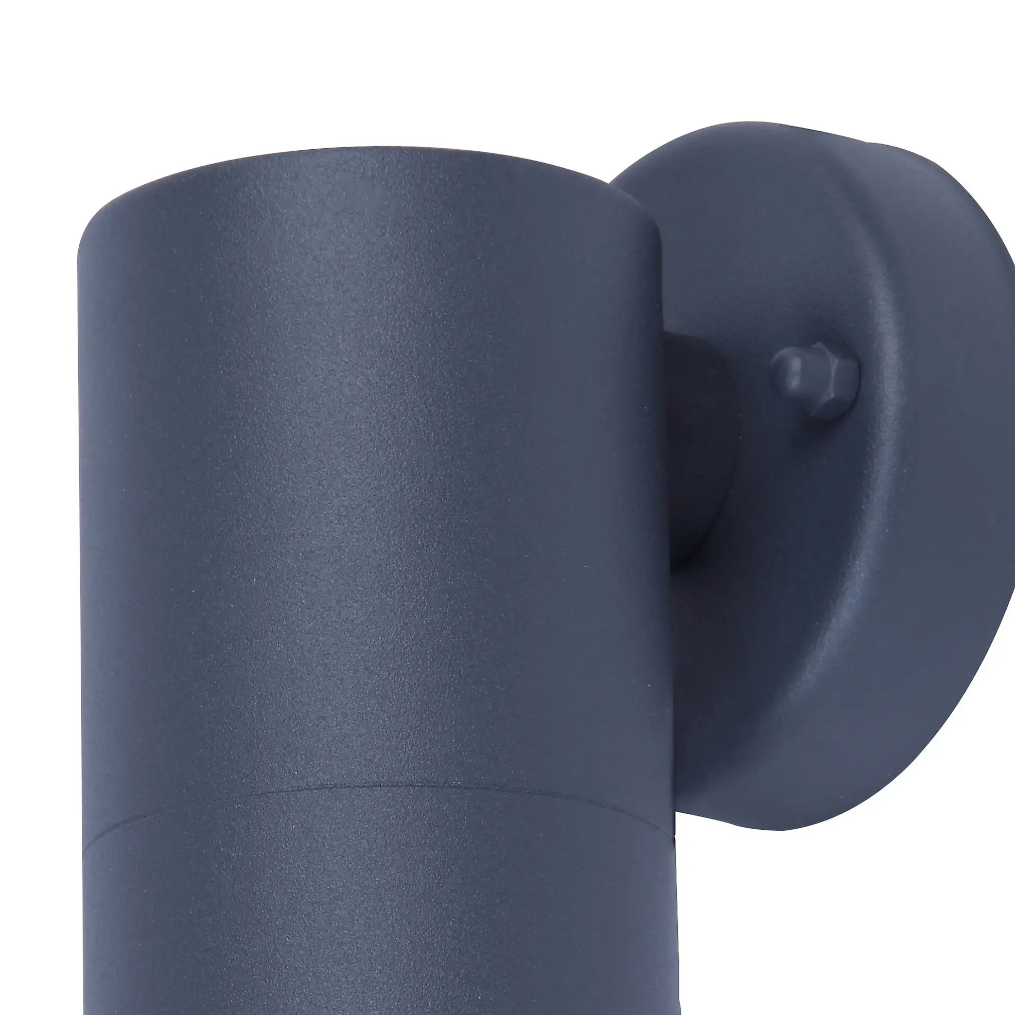 GoodHome Candiac LED Fixed Outdoor Wall Light (4.3 W, Warm White, Dark Gray)