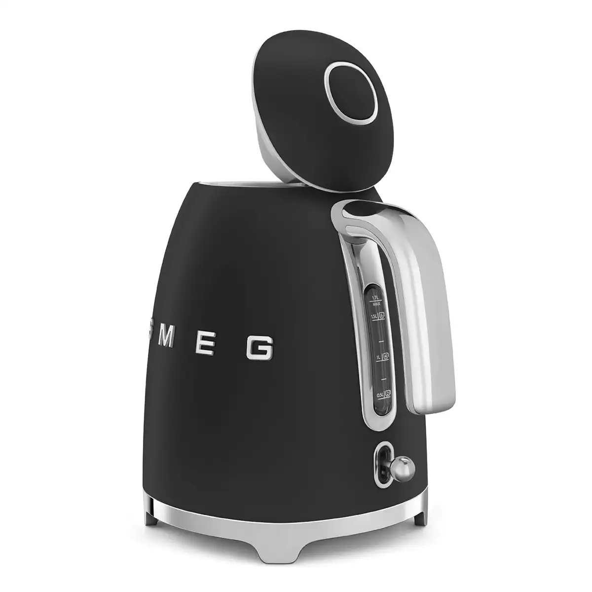 SMEG 50's Style Retro Style Kettle, KLF03BLMUK (Black, 1.7 L, 3000 W)
