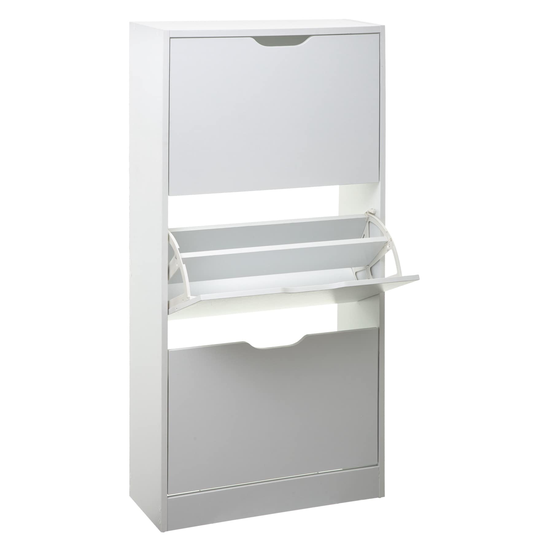 5Five Wooden 3-Tier Shoe Cabinet (60 x 23.3 x 119 cm)