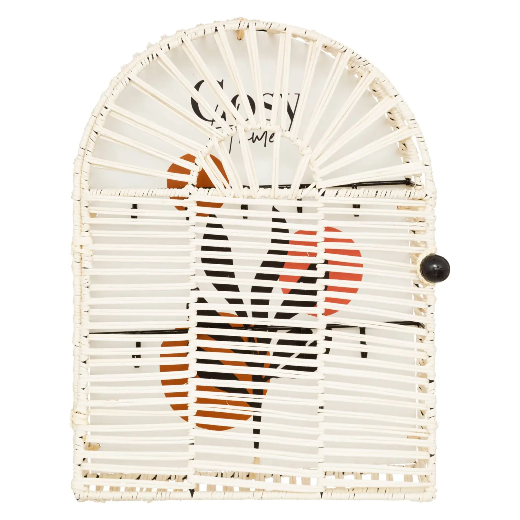 Atmosphera So Cosy 10-Slot Rattan Key Box (28 x 9 x 38 cm)