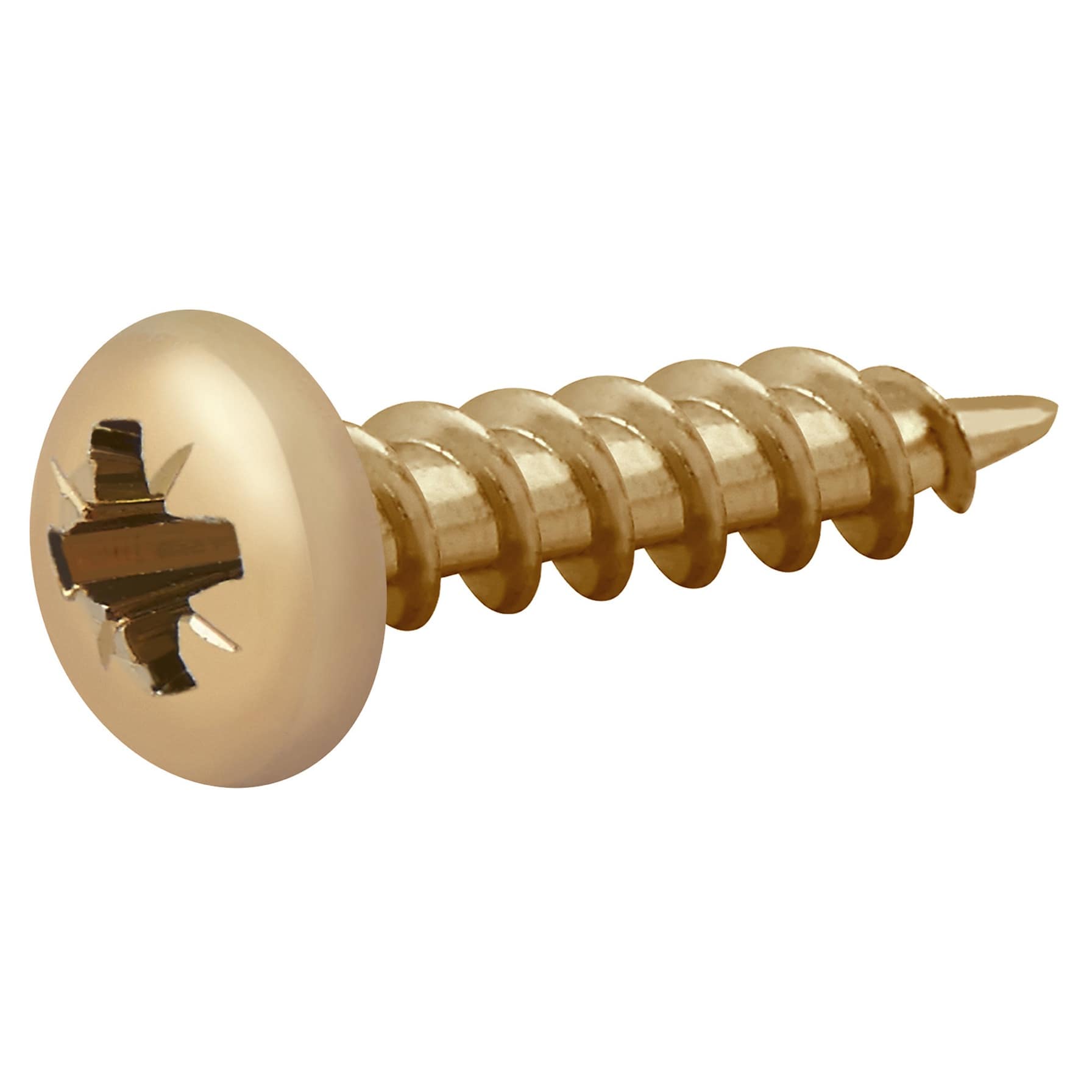 Diall Zinc-Plated Carbon Steel Pan Head Wood Screw Pack (4 x 16 mm, 100 Pc.)