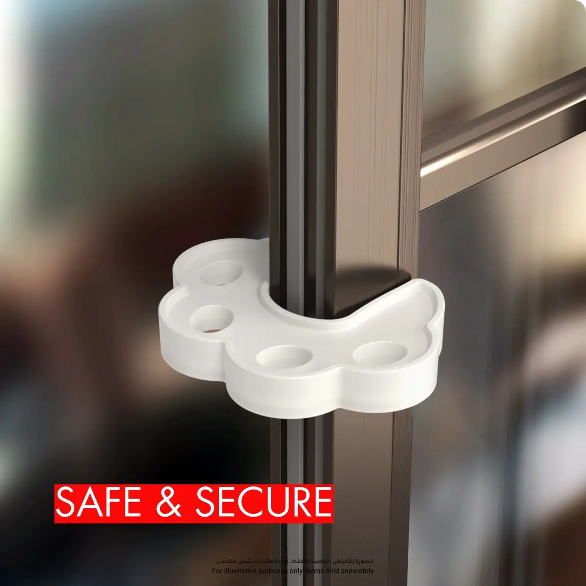 Nurtur Soft Foam Door Guard & Finger Pinch Protector (10.2 x 7.8 x 1.6 cm)