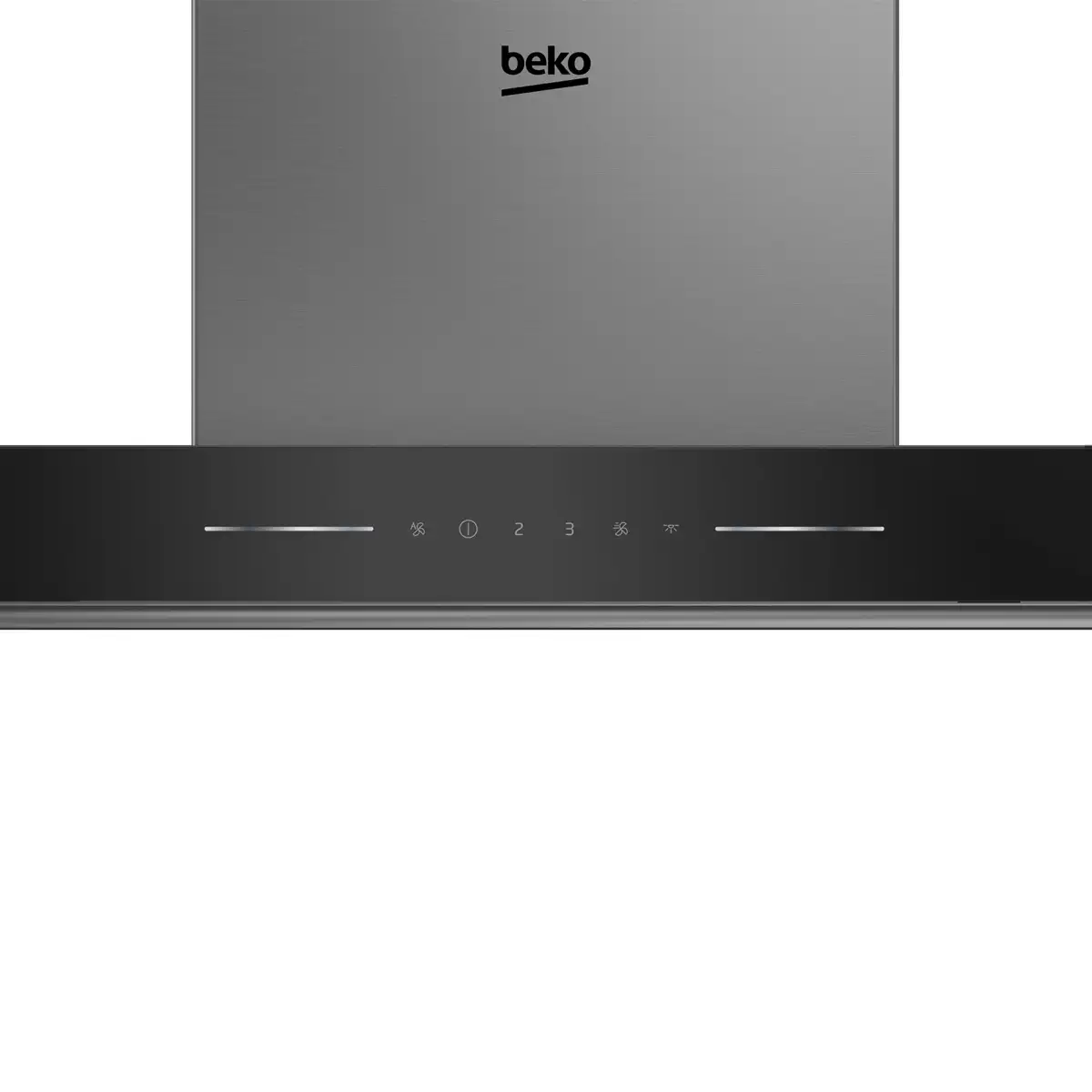 Beko Wall-Mounted Chimney Hood, BHCB66741BBHS (102.5 x 59.8 x 50.5 cm)