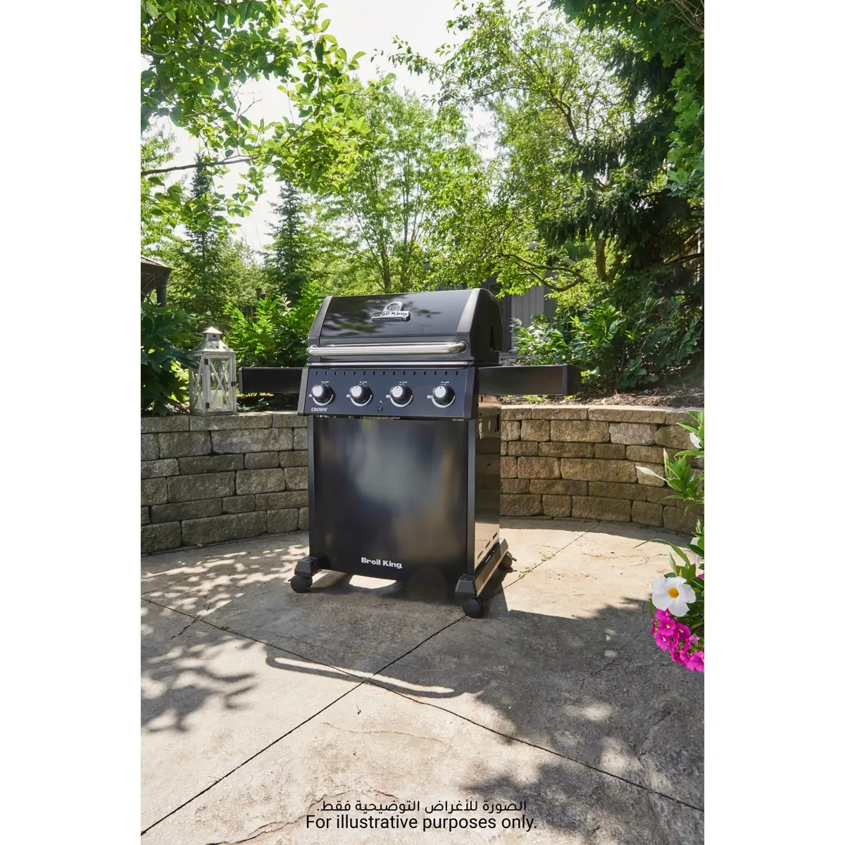 Broil King Crown 410 LX Shadow 4-Burner Gas Grill, 865953