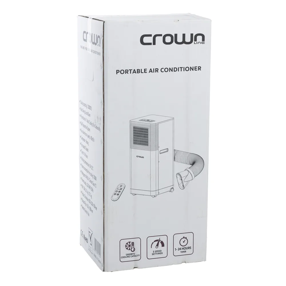 Crownline Portable Air Conditioner, PAC-450 (1 Ton, 1300 W)