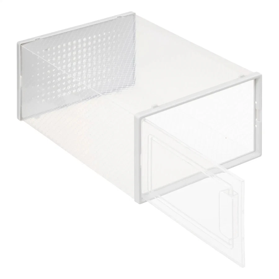 5Five Plastic Shoe Box (Large, Transparent)