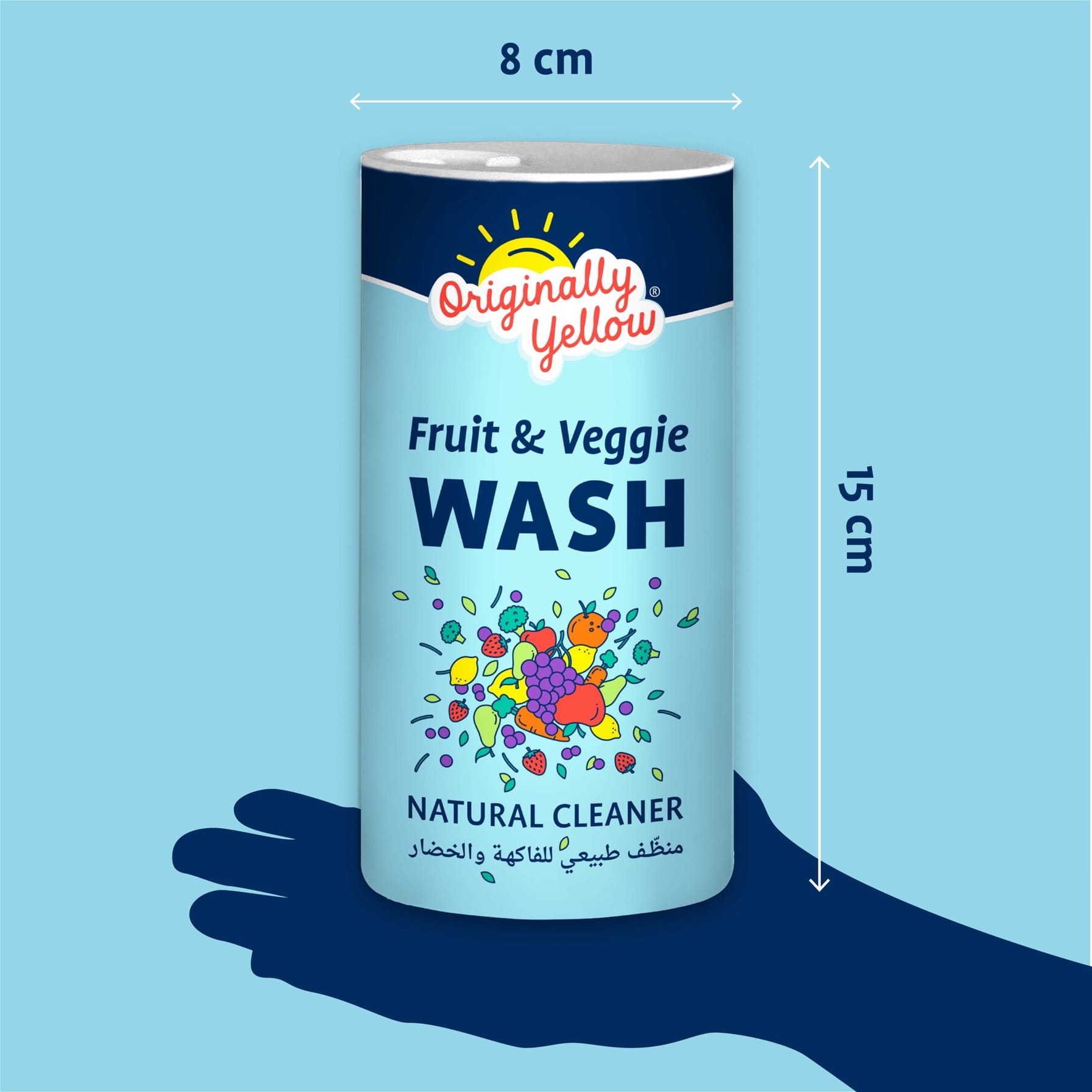 Originally Yellow Fruit and Veggie Wash (500 g)