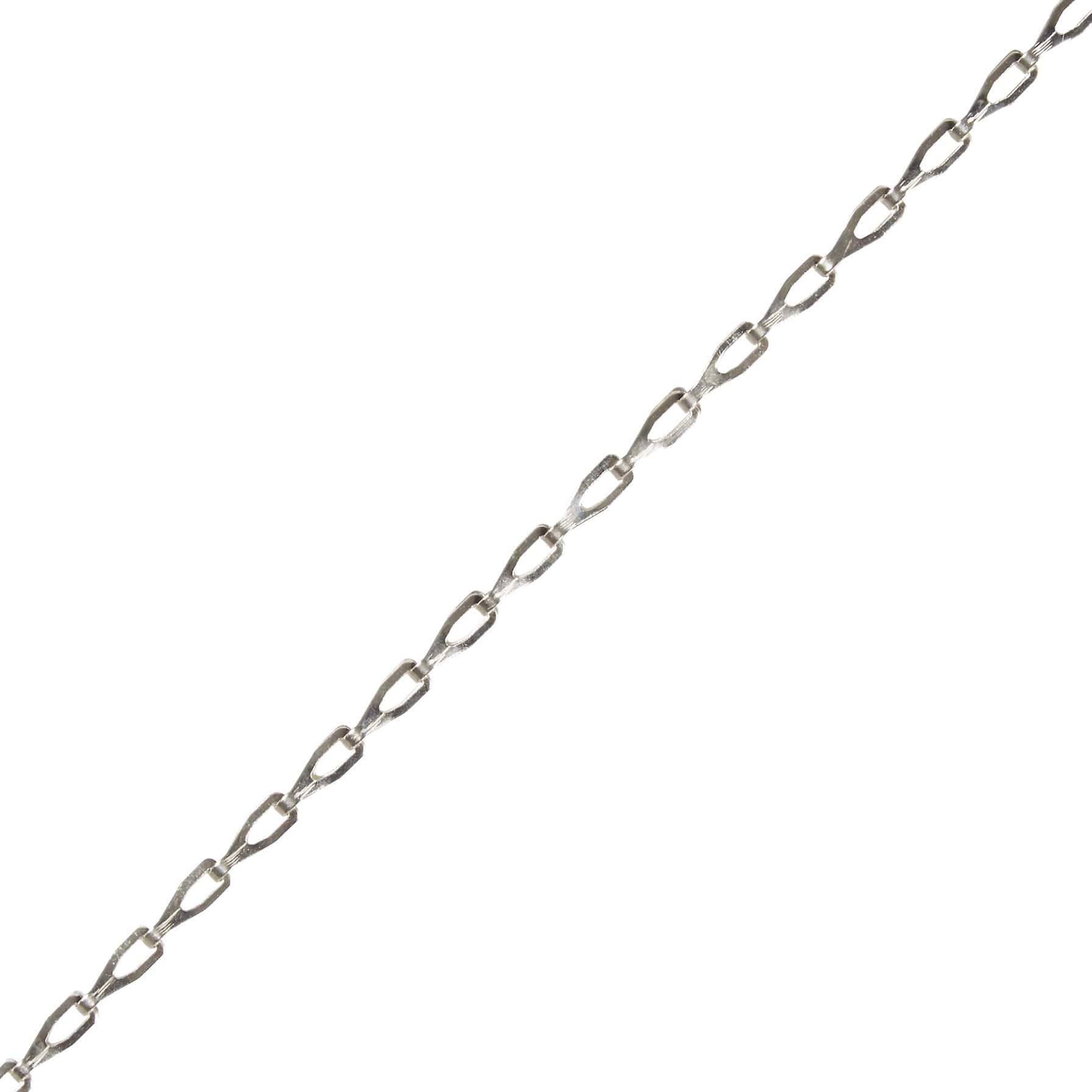 Diall Nickel-Plated Steel Sash Signalling Chain (2 mm x 2.5 m)