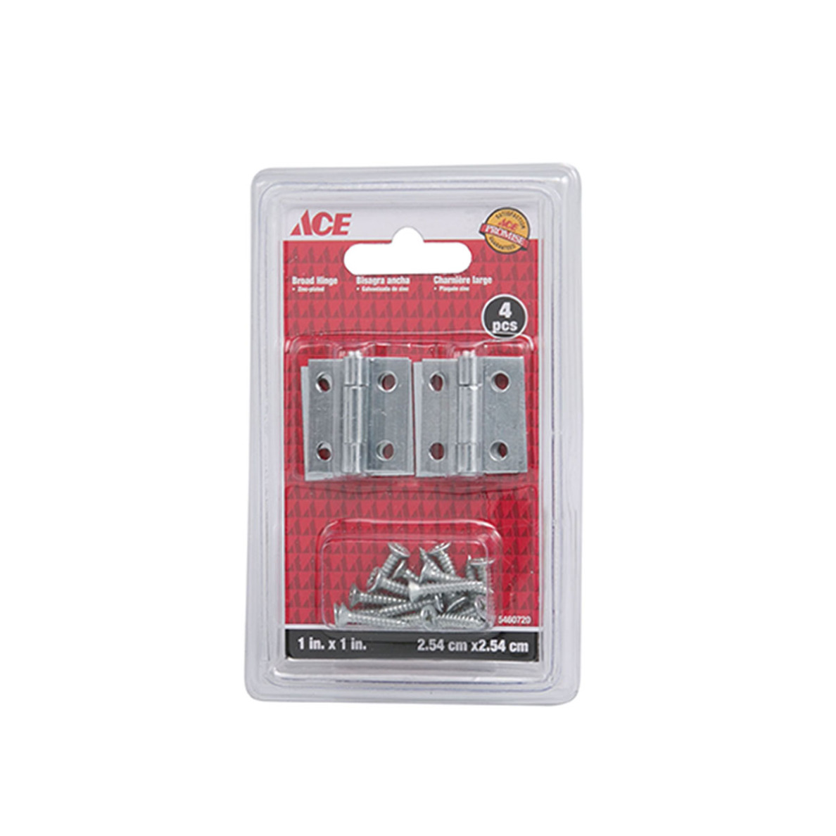 ACE Broad Hinge (2.5 cm, Pack of 4)