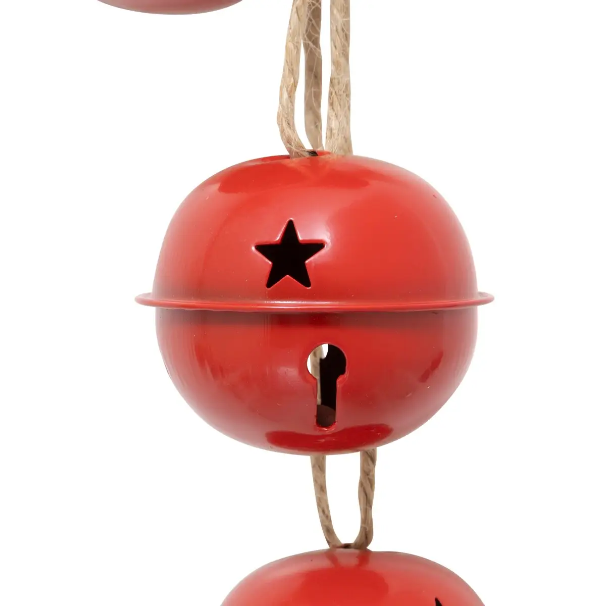 Round Bells Metal (Red, L 10.5 x W 5.9 x H 65 cm)
