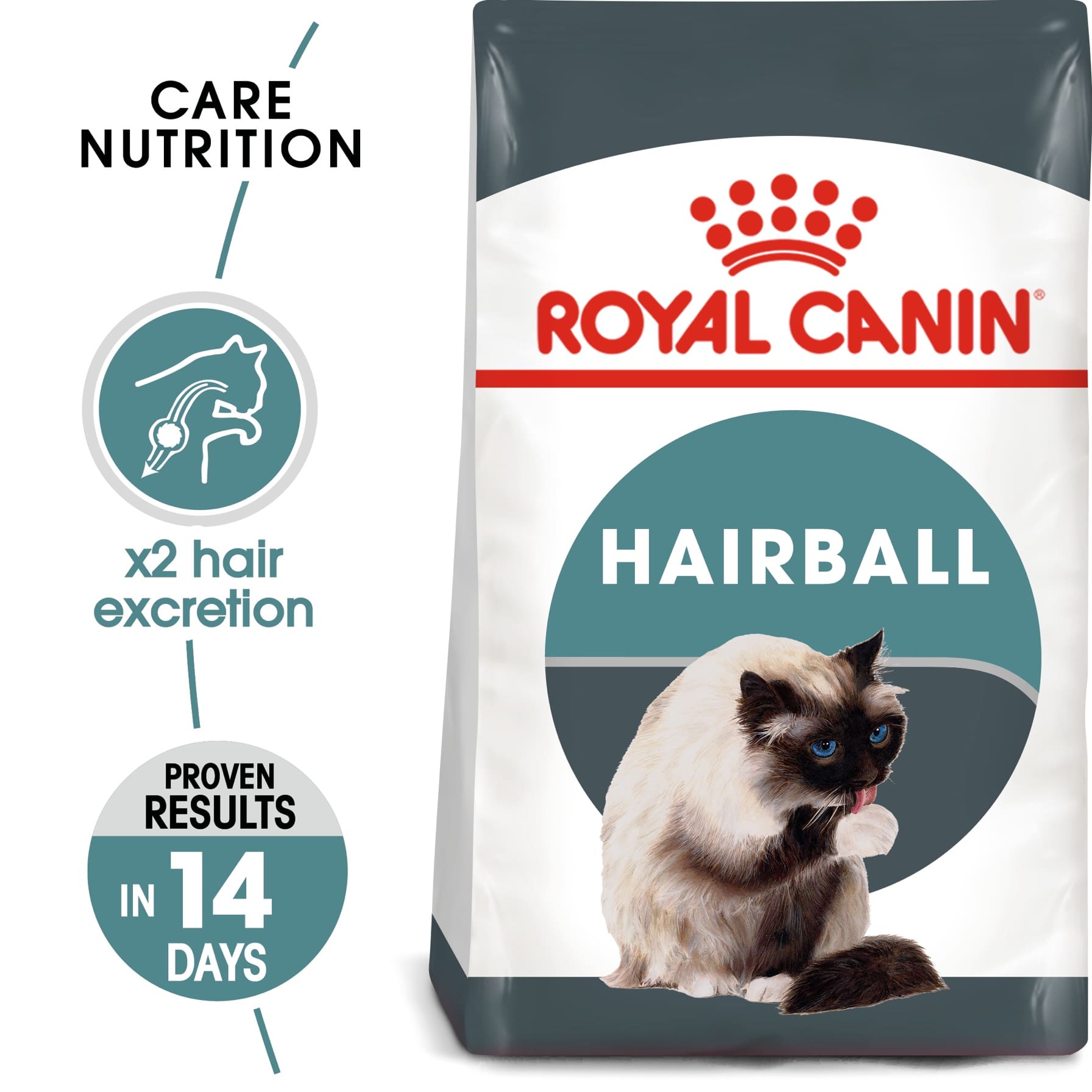 Royal Canin Hairball Care Dry Cat Food (Adult Cat, 2 kg)