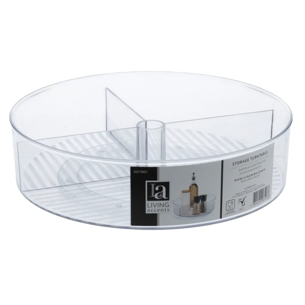 Living Accents Storage Turntable (29 x 29 x 8.5 cm)