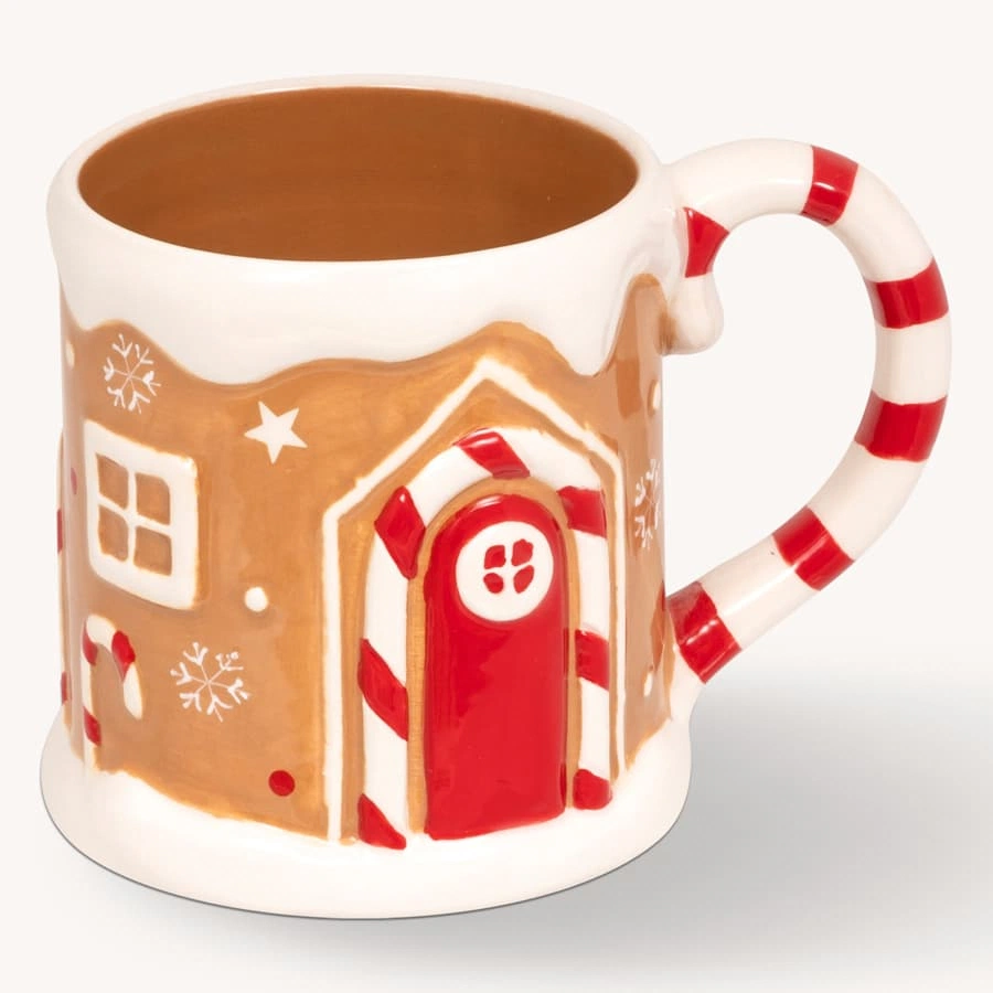 Gingerbread House Mug (Brown, 500 ml)