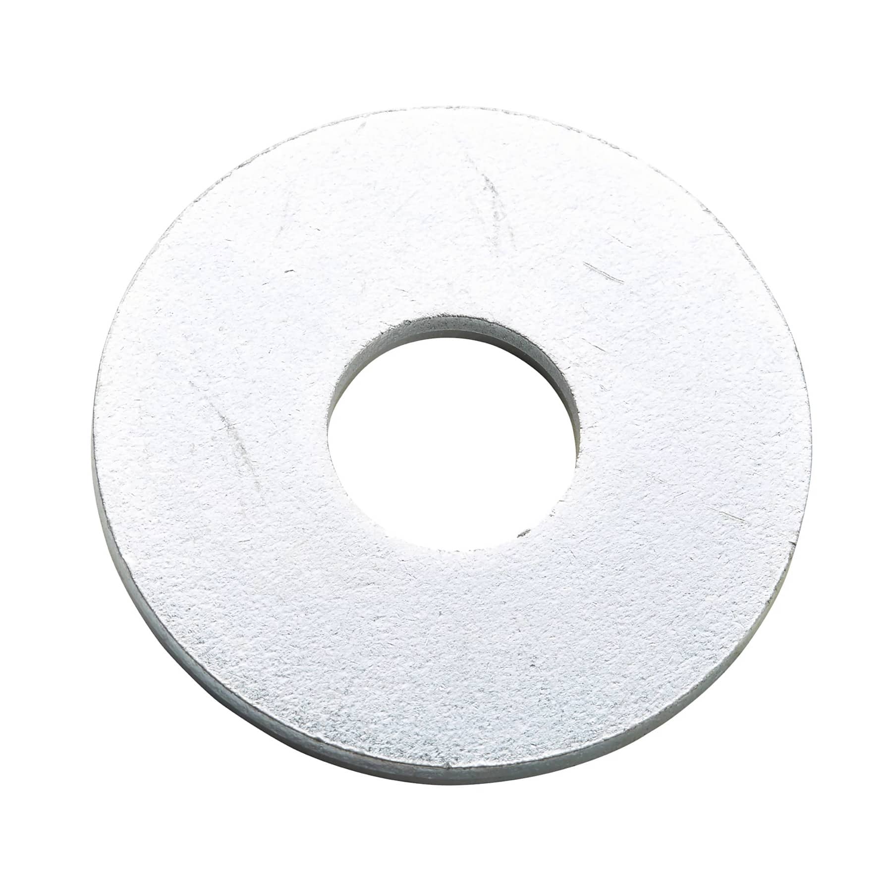 مجموعة حلقات مسطحة كبيرة فولاذ كربوني ديال (M10 100 قطعة)