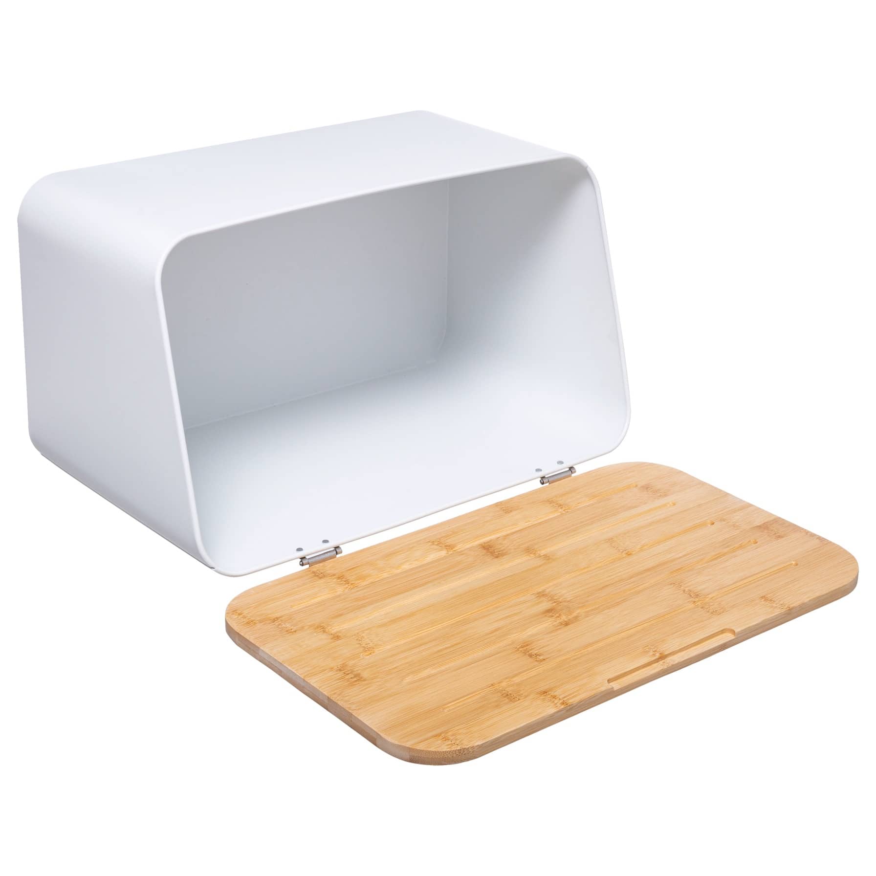 5Five Metal Bread Box W/Bamboo Cutting Board (37 x 22.5 x 23.5 cm)