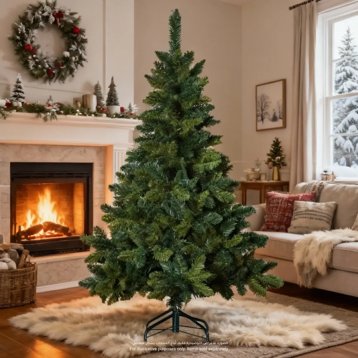 Feeric Blooming Collection Artificial Festive Tree (127 x 210 cm)