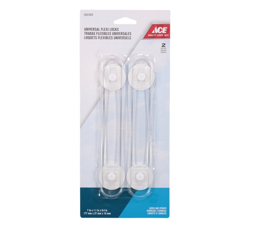 Ace Plastic Flexi Lock Pack (17.7 x 2.7 x 1 cm, 2 Pc.)