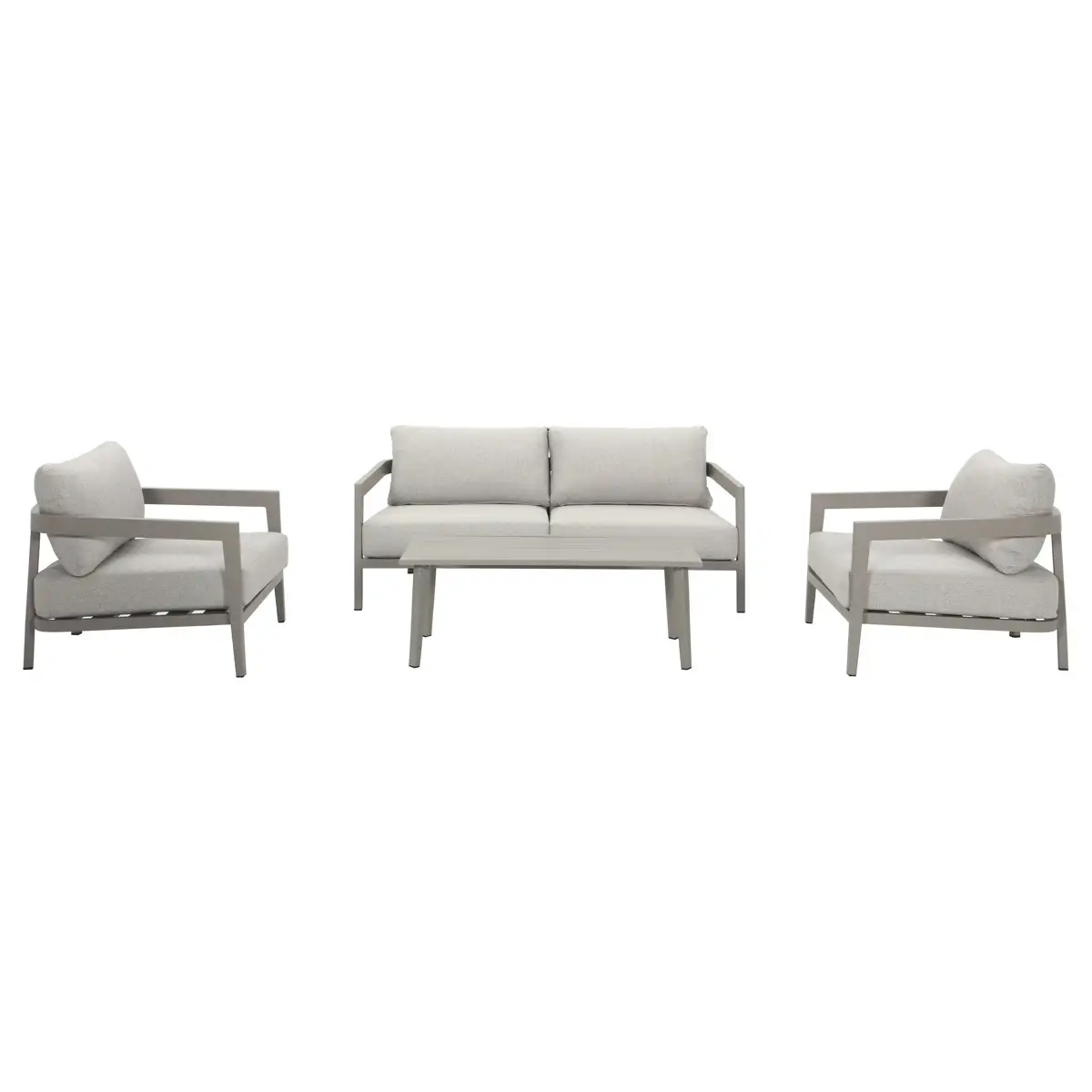 Goreme 4-Seater Aluminum Outdoor Sofa Set (167.5 x 82.5 x 57.5 cm)