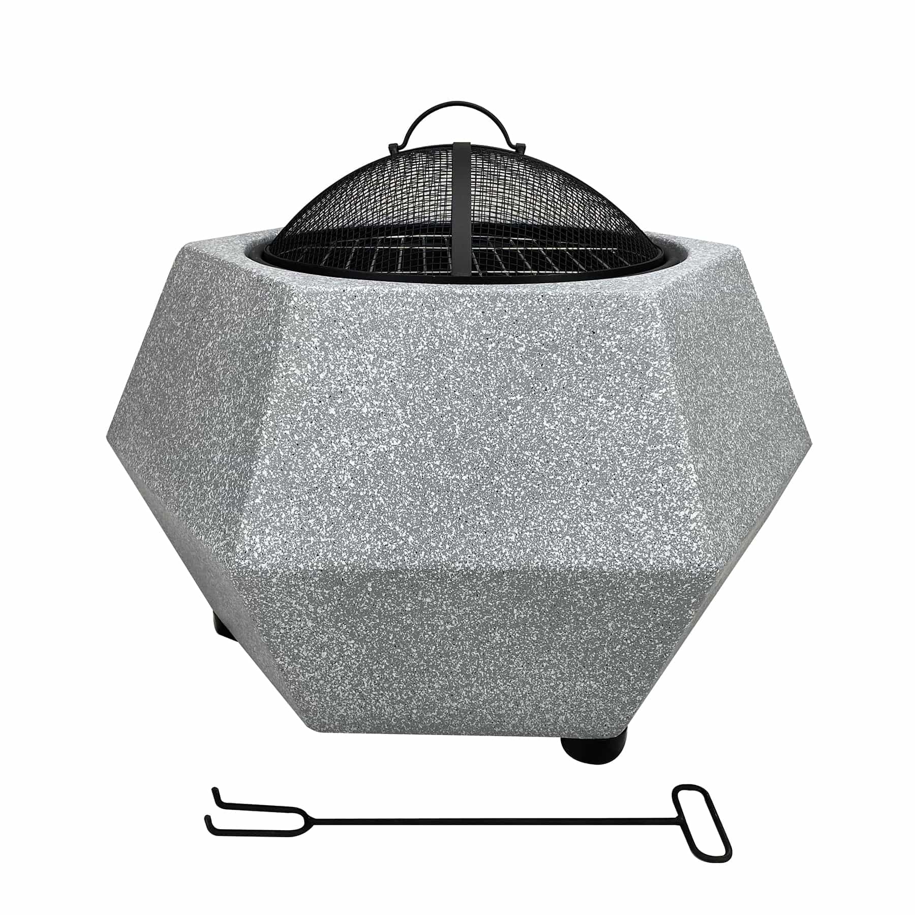 Shop Octagonal Fire Pit W/ Cooking Grill, DMFP-9836 (67 cm) Online ...