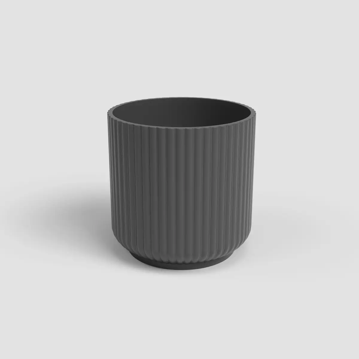 Artevasi Luna Plant Pot (Anthracite, 15 cm)