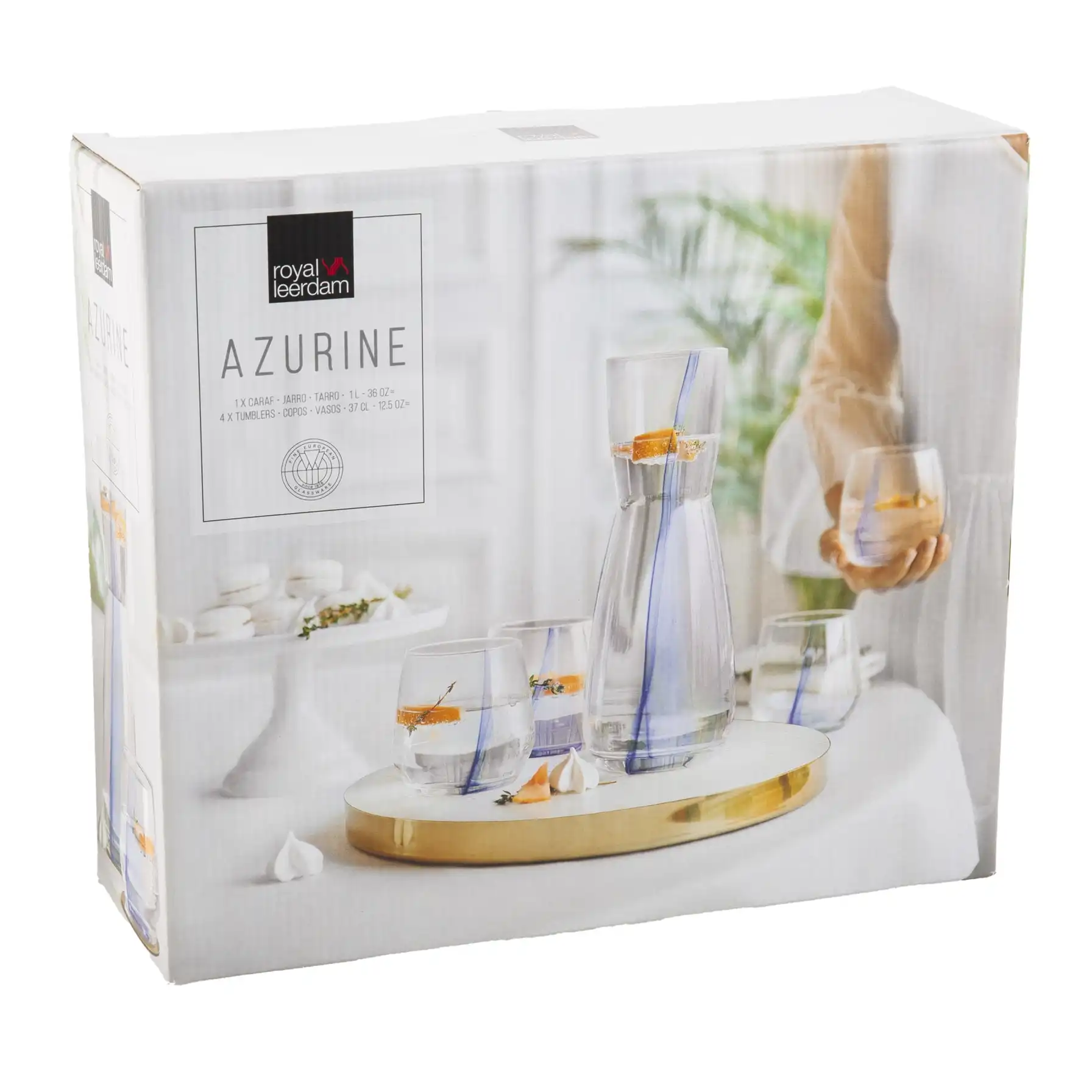 Royal Leerdam Azurine Glass Beverage Set (5 Pc., Clear)