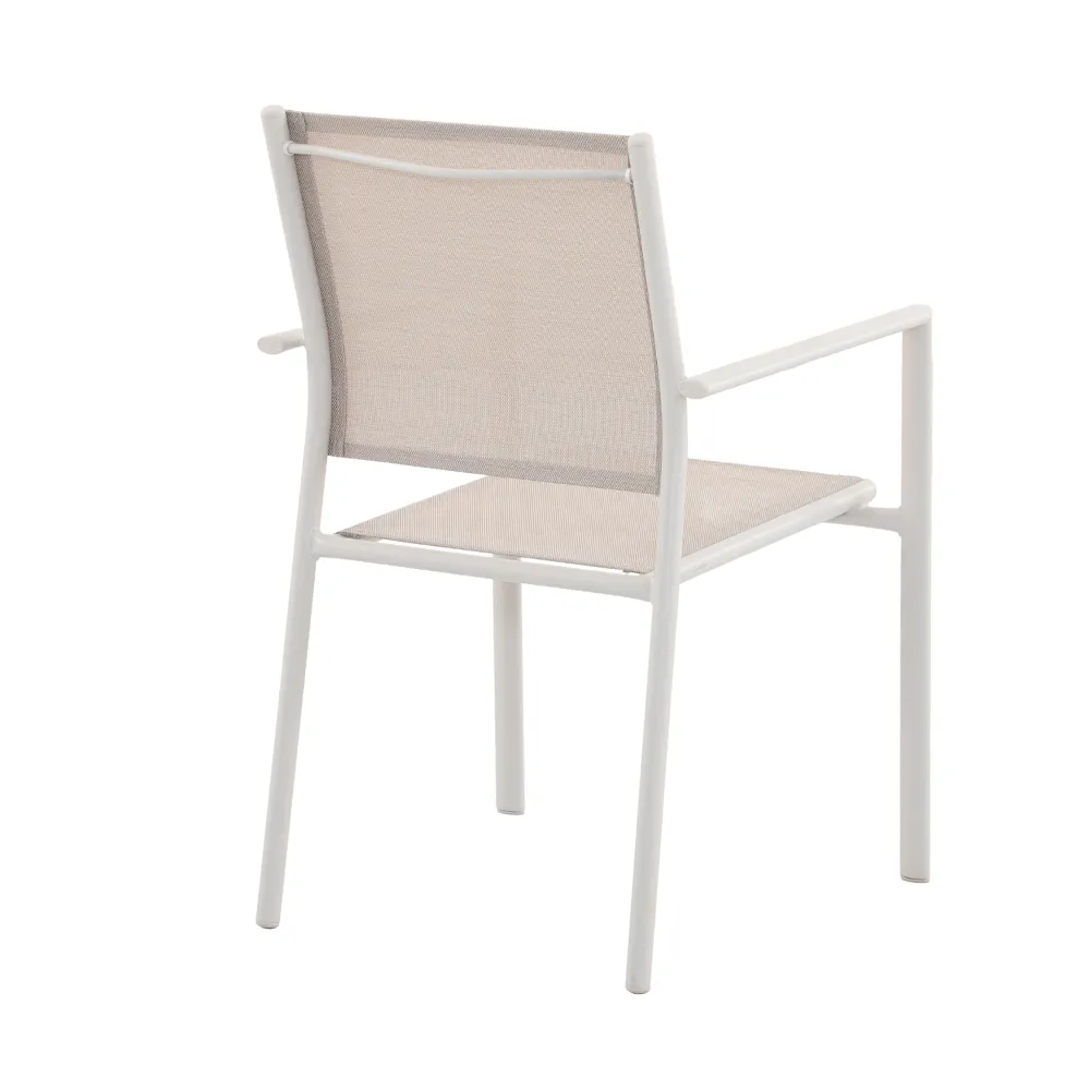 Vantor Aluminum Chair Linen (Clay, 54 x 56 x 86 cm)