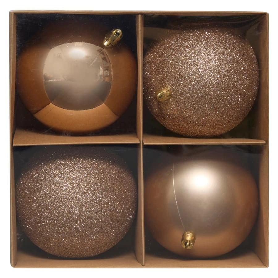 Christmas Ball (Medium Beige, 4 Pc.)