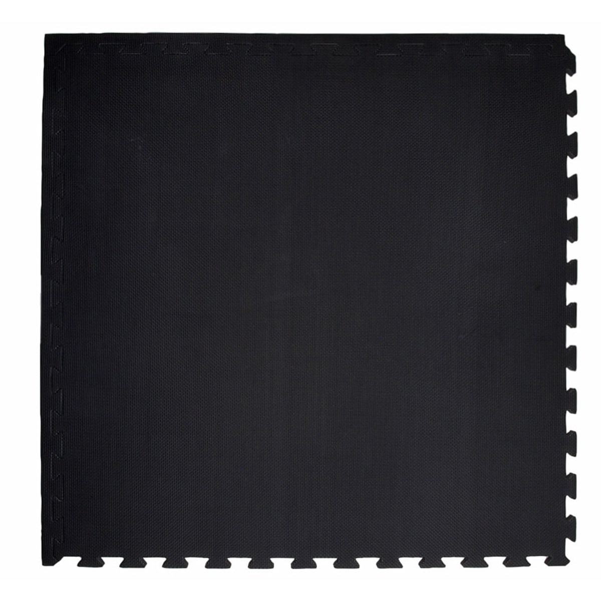 Tinyann Interlocking Foam Activity Mat (100 x 100 x 2 cm, Black)