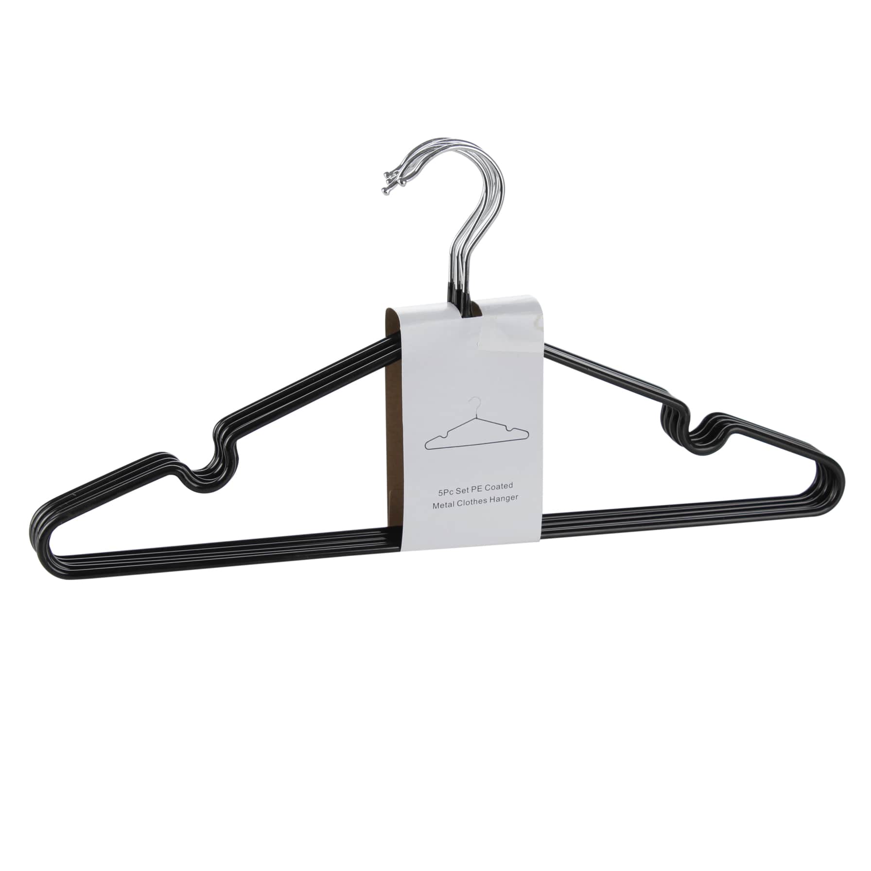Metal Coated PE Hanger Set (40.5 cm, 5 Pc.) 