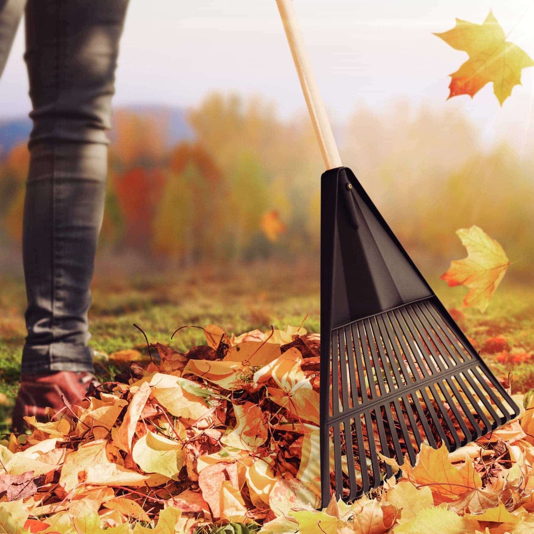 Tramontina Plastic Leaf Rake W/18 Teeth & Handle (120 cm)
