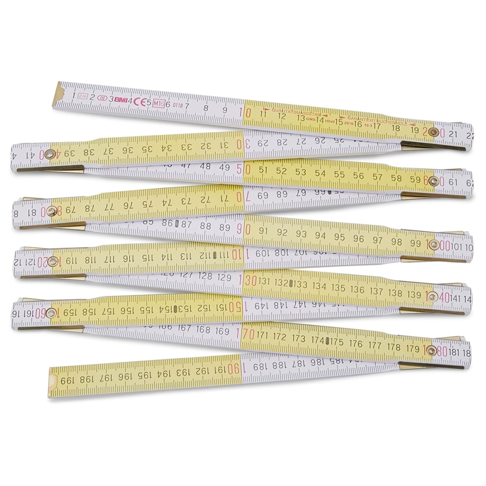 Suki Folding Wooden Ruler (2 m)