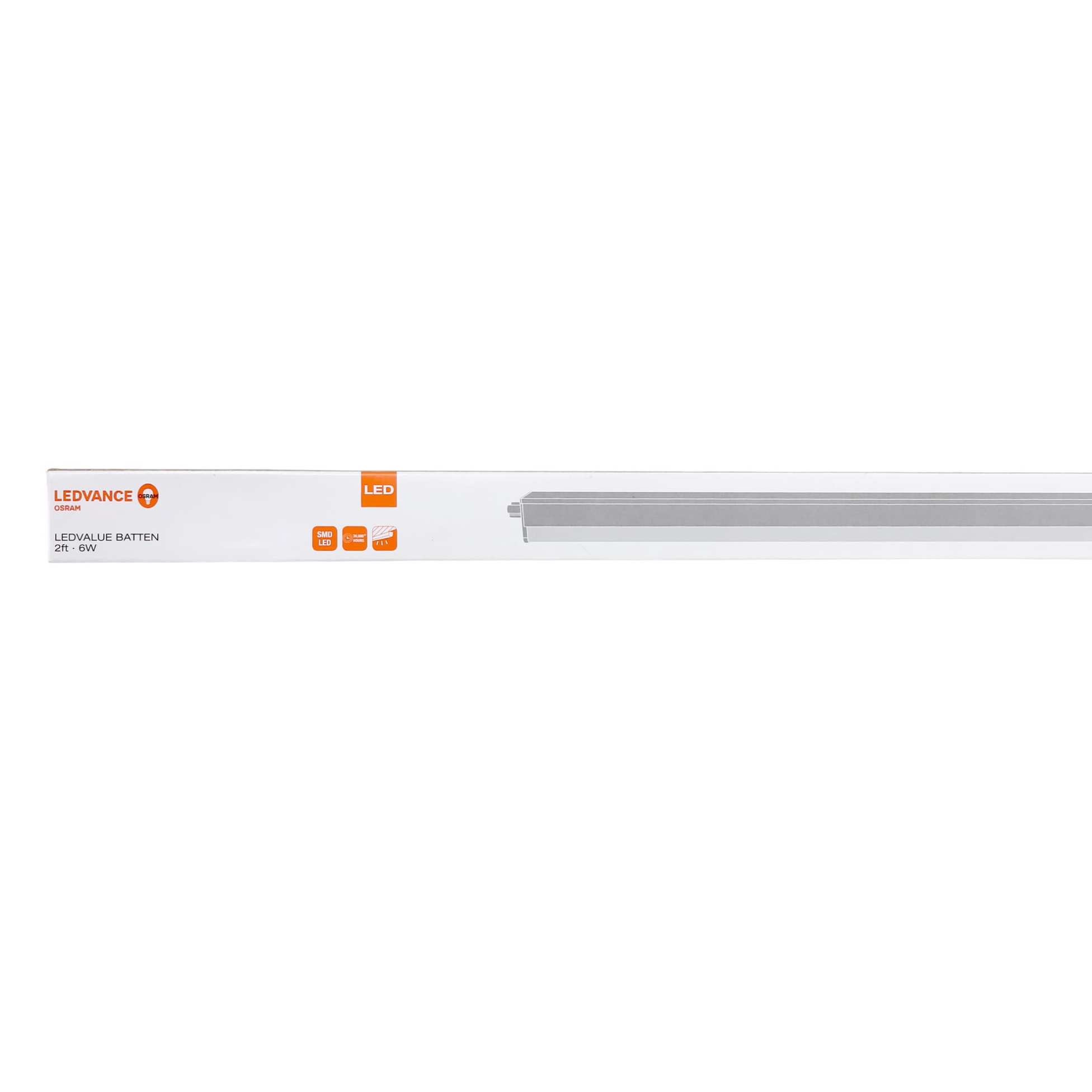 Osram LEDvance LEDValue Batten Light (6 W, Day Light)