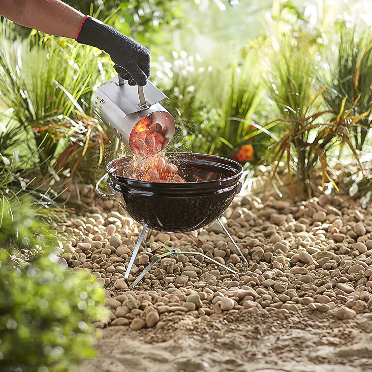 Weber Barbecue Small Chimney Starter (Silver)