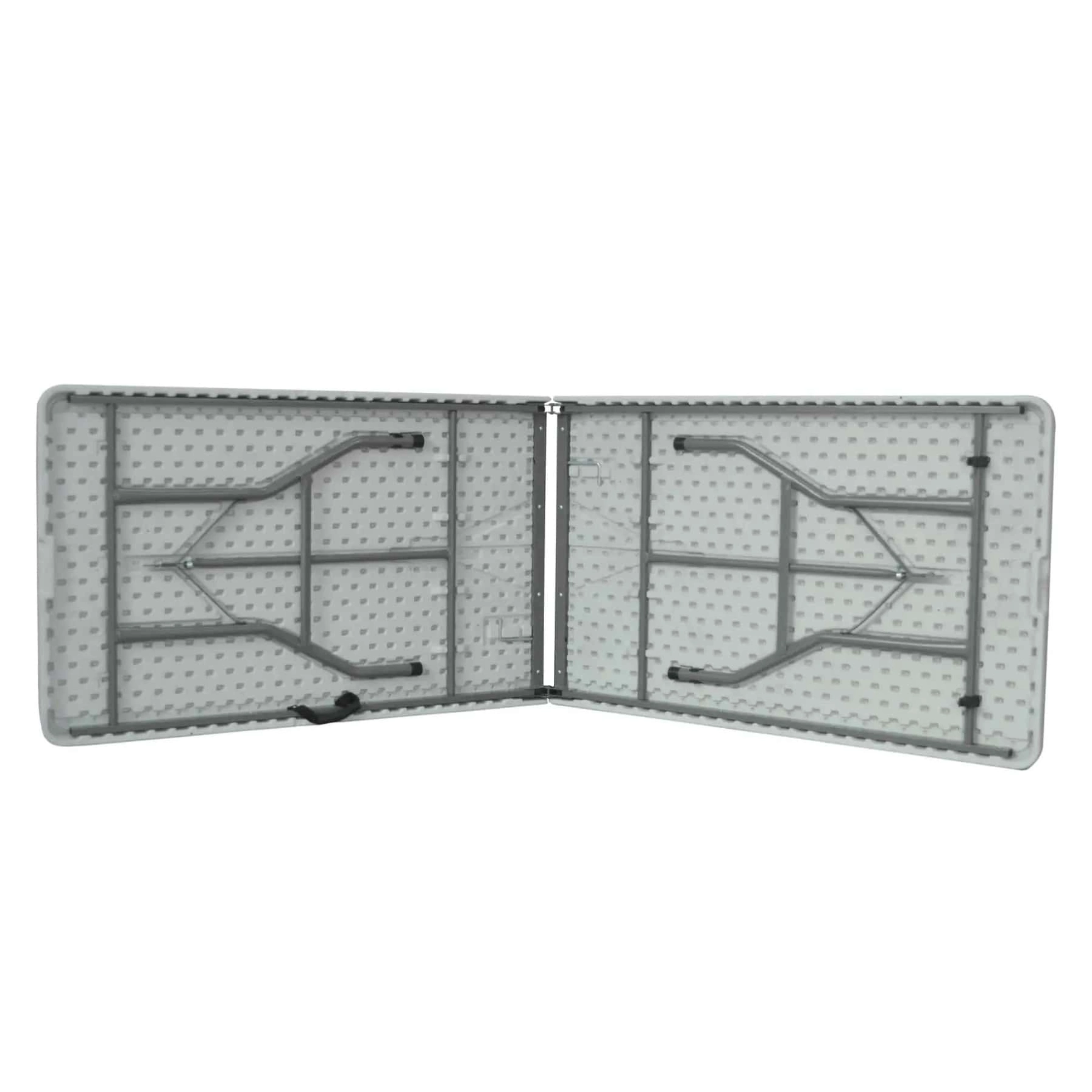 Plastic & Steel Folding Table (240 x 75 x 74 cm)