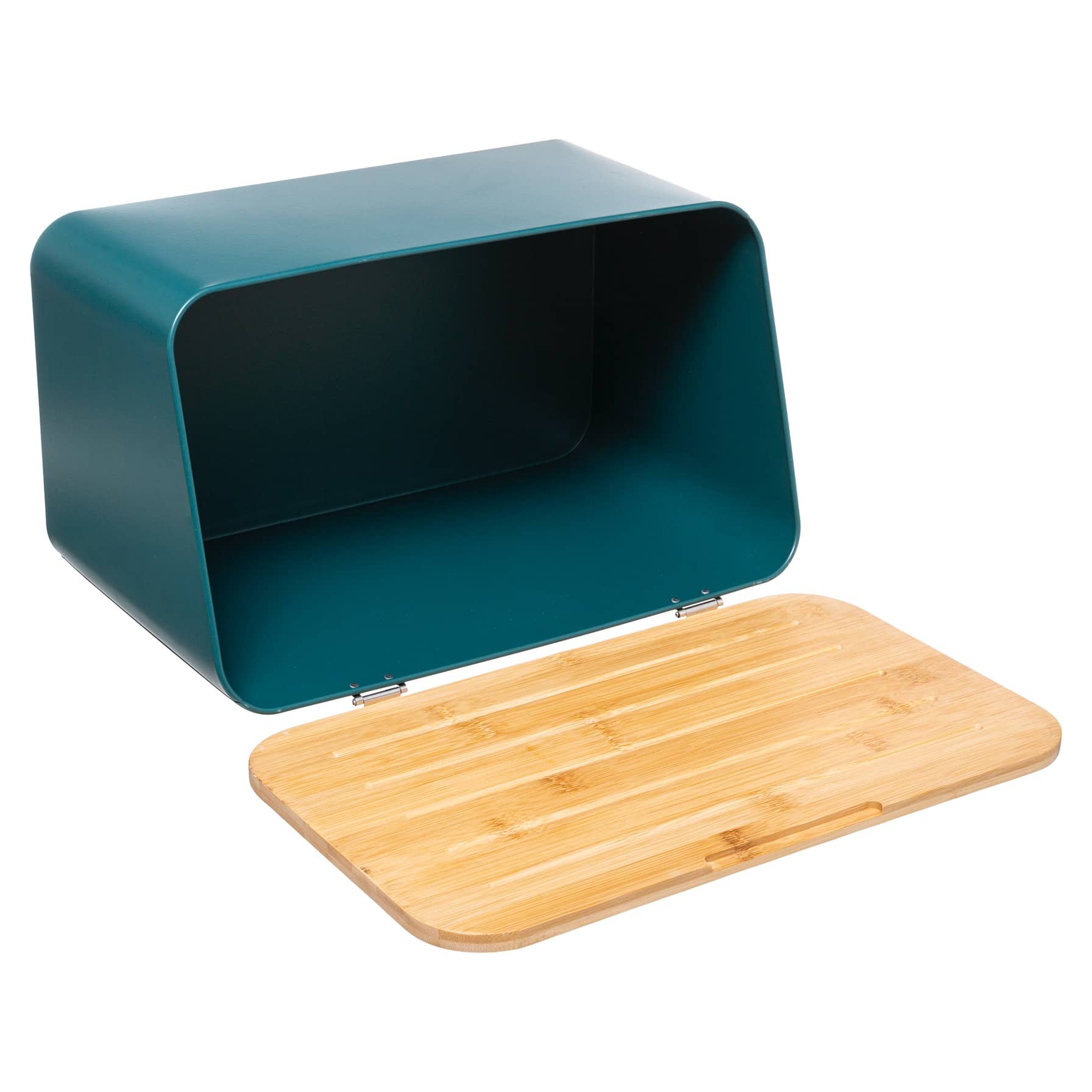 5Five Metal Bread Box W/Bamboo Cutting Board (37 x 22.5 x 23.5 cm)